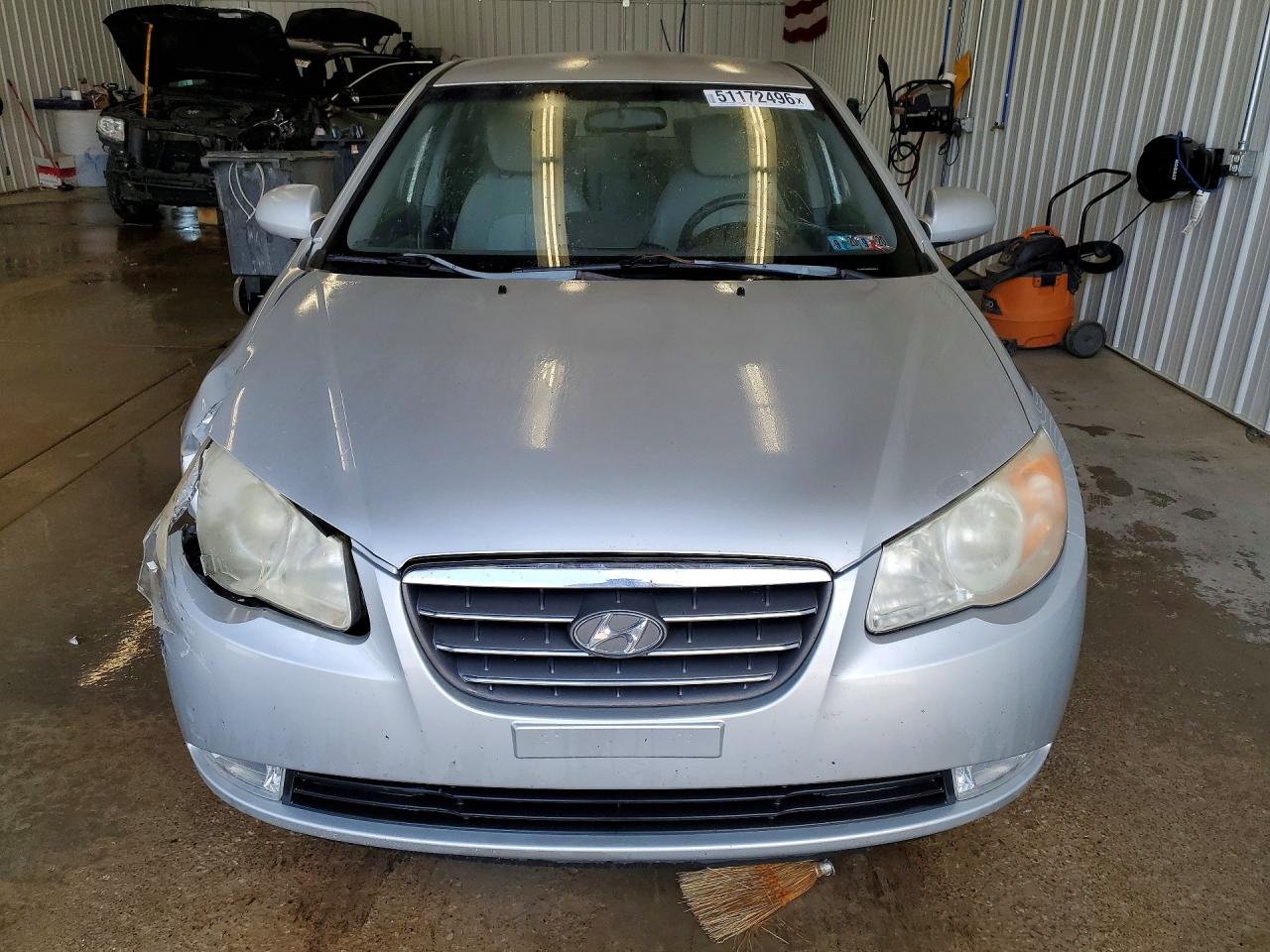 2009 Hyundai Elantra Gls Silver vin: KMHDU46D69U793314