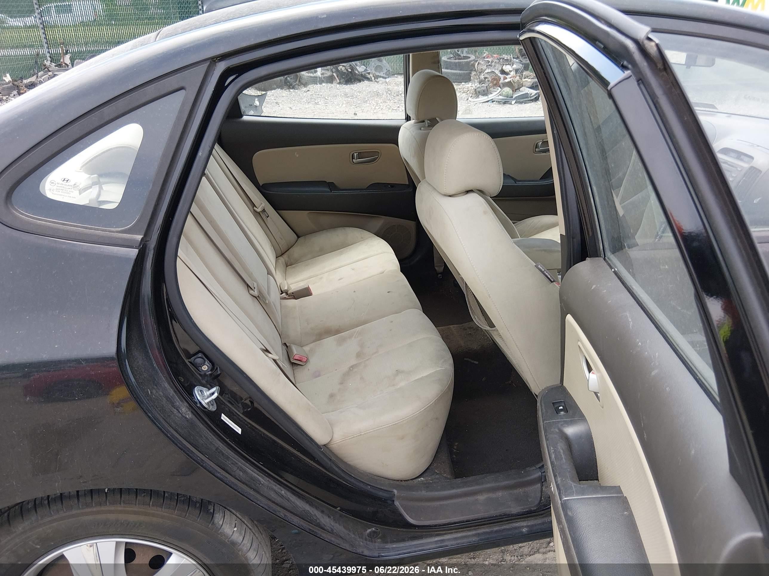 2009 Hyundai Elantra Gls Black vin: KMHDU46D69U803422