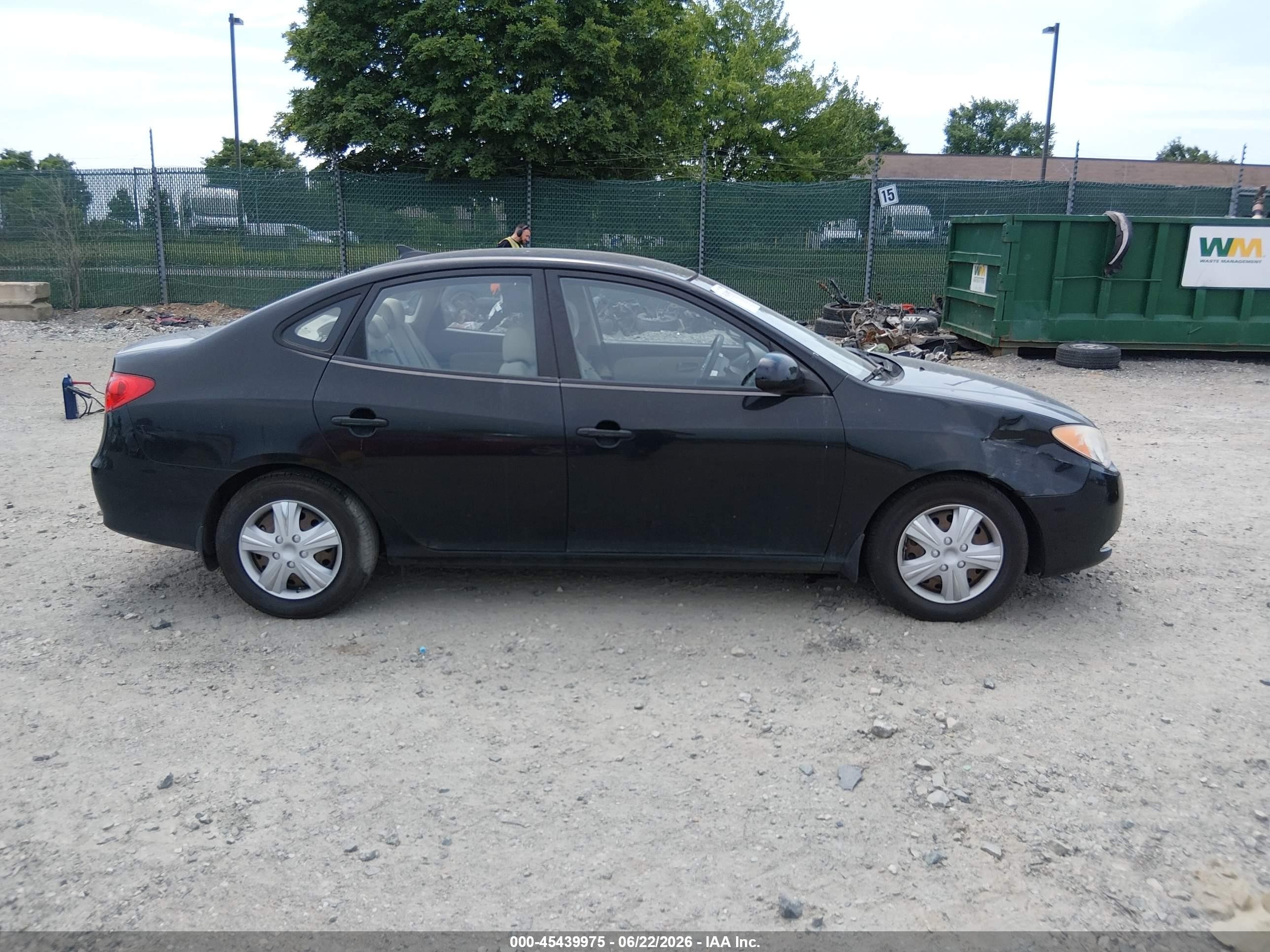 2009 Hyundai Elantra Gls Black vin: KMHDU46D69U803422