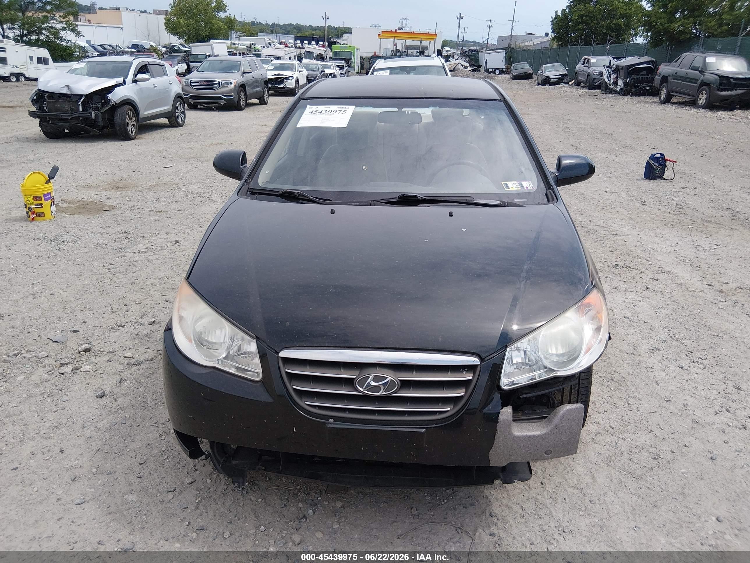 2009 Hyundai Elantra Gls Black vin: KMHDU46D69U803422