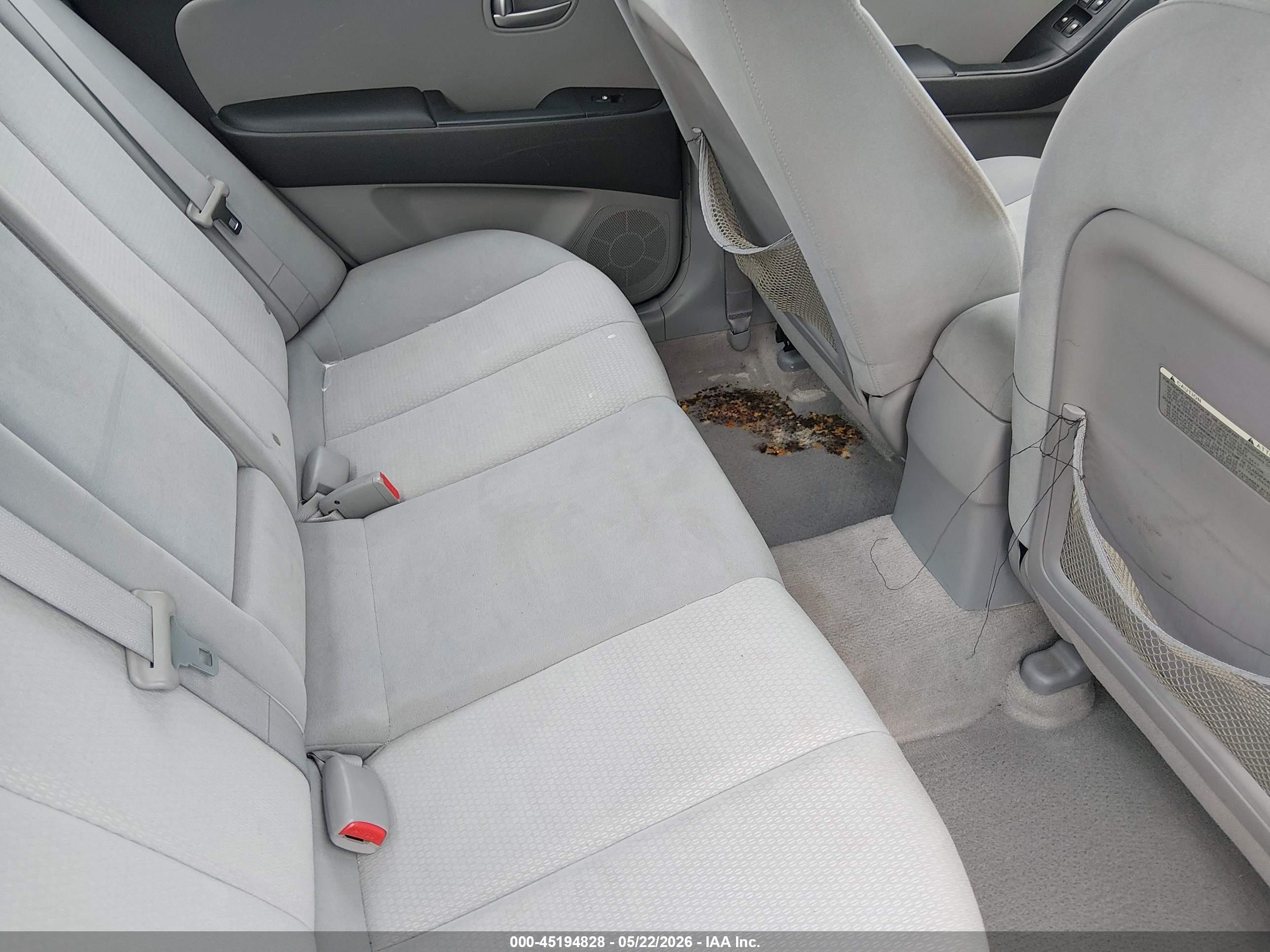 2007 Hyundai Elantra Gls/limited/se Gray vin: KMHDU46D77U087952