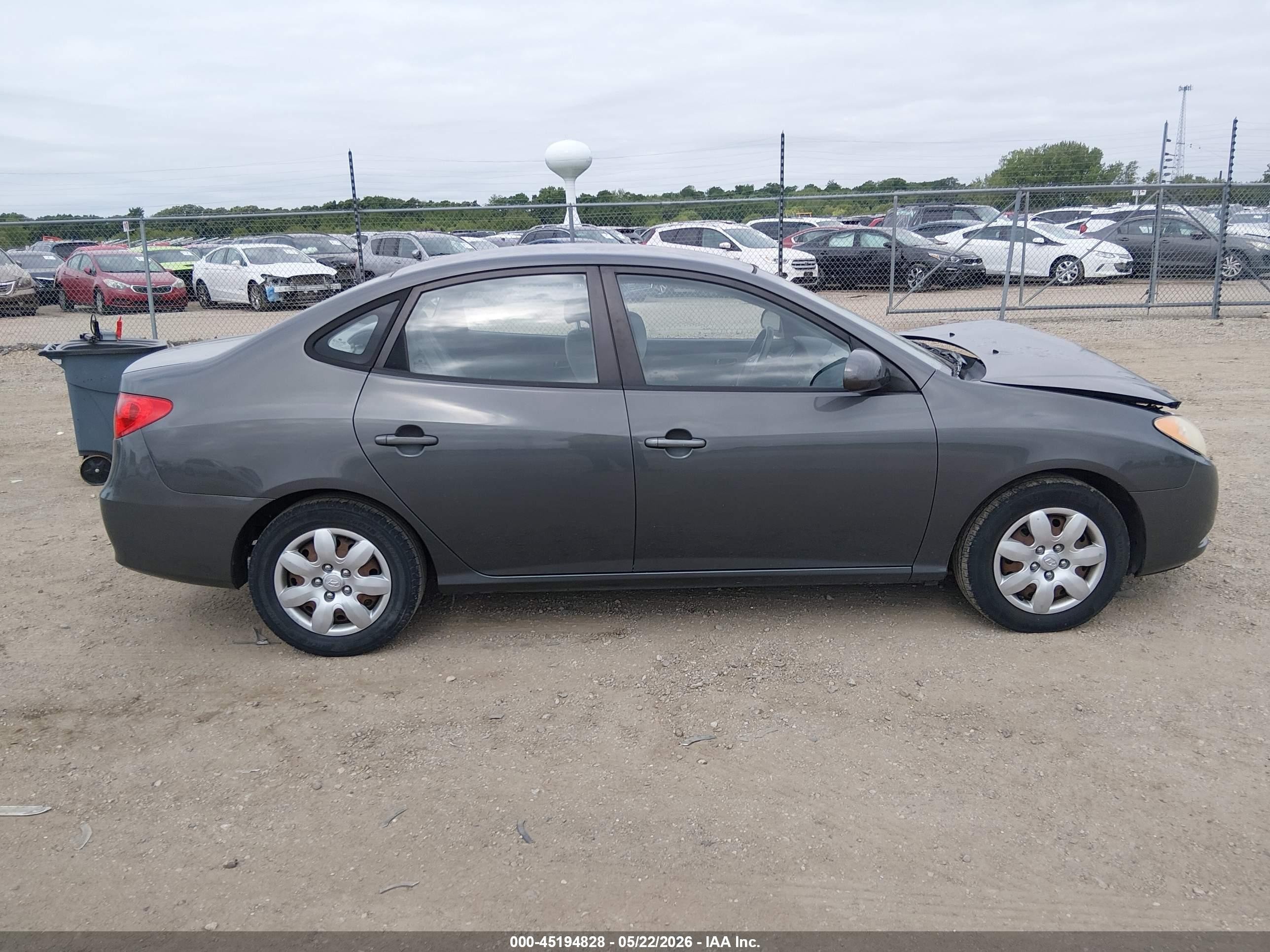 2007 Hyundai Elantra Gls/limited/se Gray vin: KMHDU46D77U087952