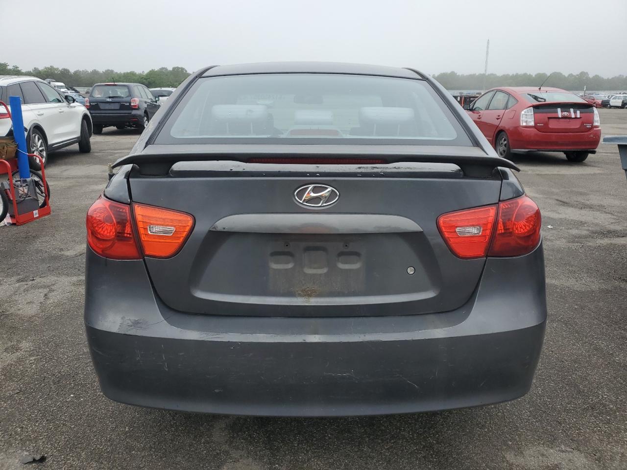 2007 Hyundai Elantra Gls Gray vin: KMHDU46D77U102403