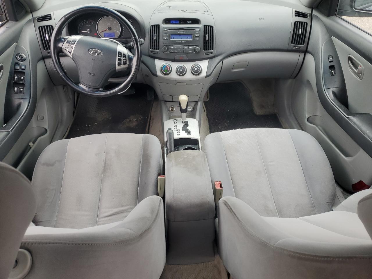 2007 Hyundai Elantra Gls Gray vin: KMHDU46D77U102403