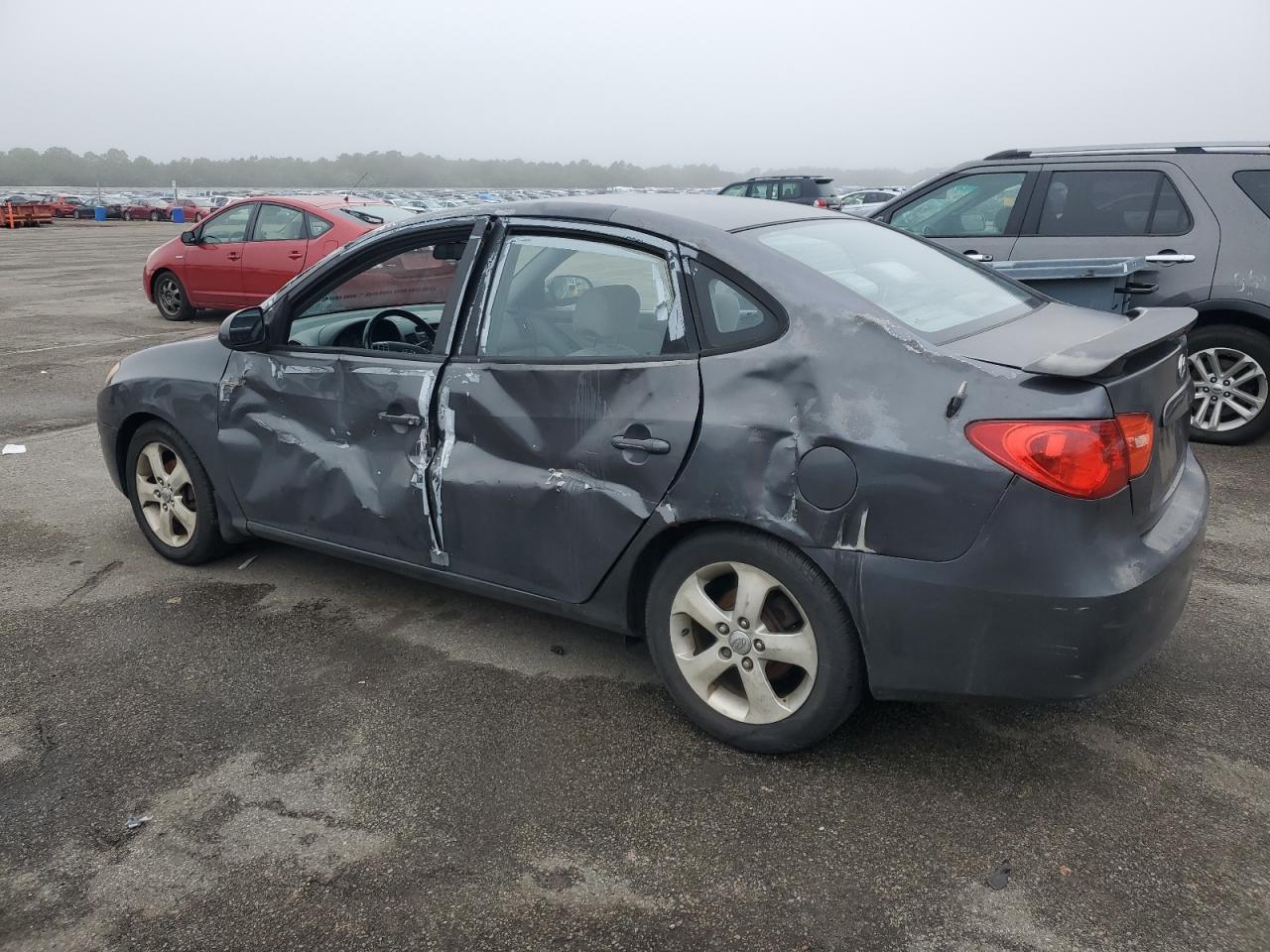 2007 Hyundai Elantra Gls Gray vin: KMHDU46D77U102403