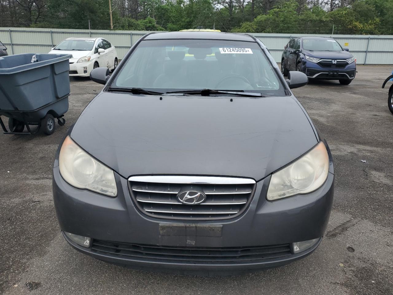 2007 Hyundai Elantra Gls Gray vin: KMHDU46D77U102403