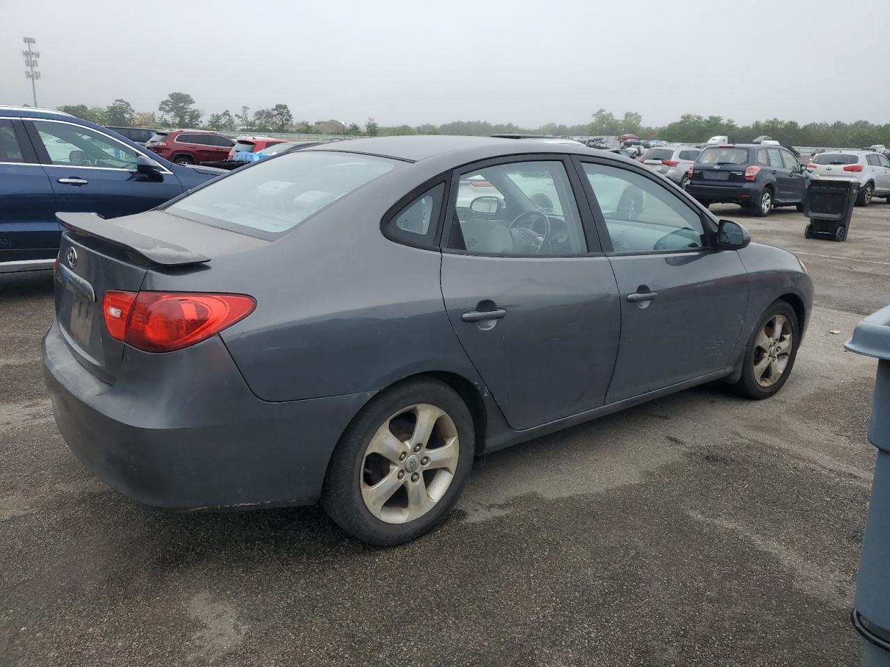 2007 Hyundai Elantra Gls Gray vin: KMHDU46D77U102403