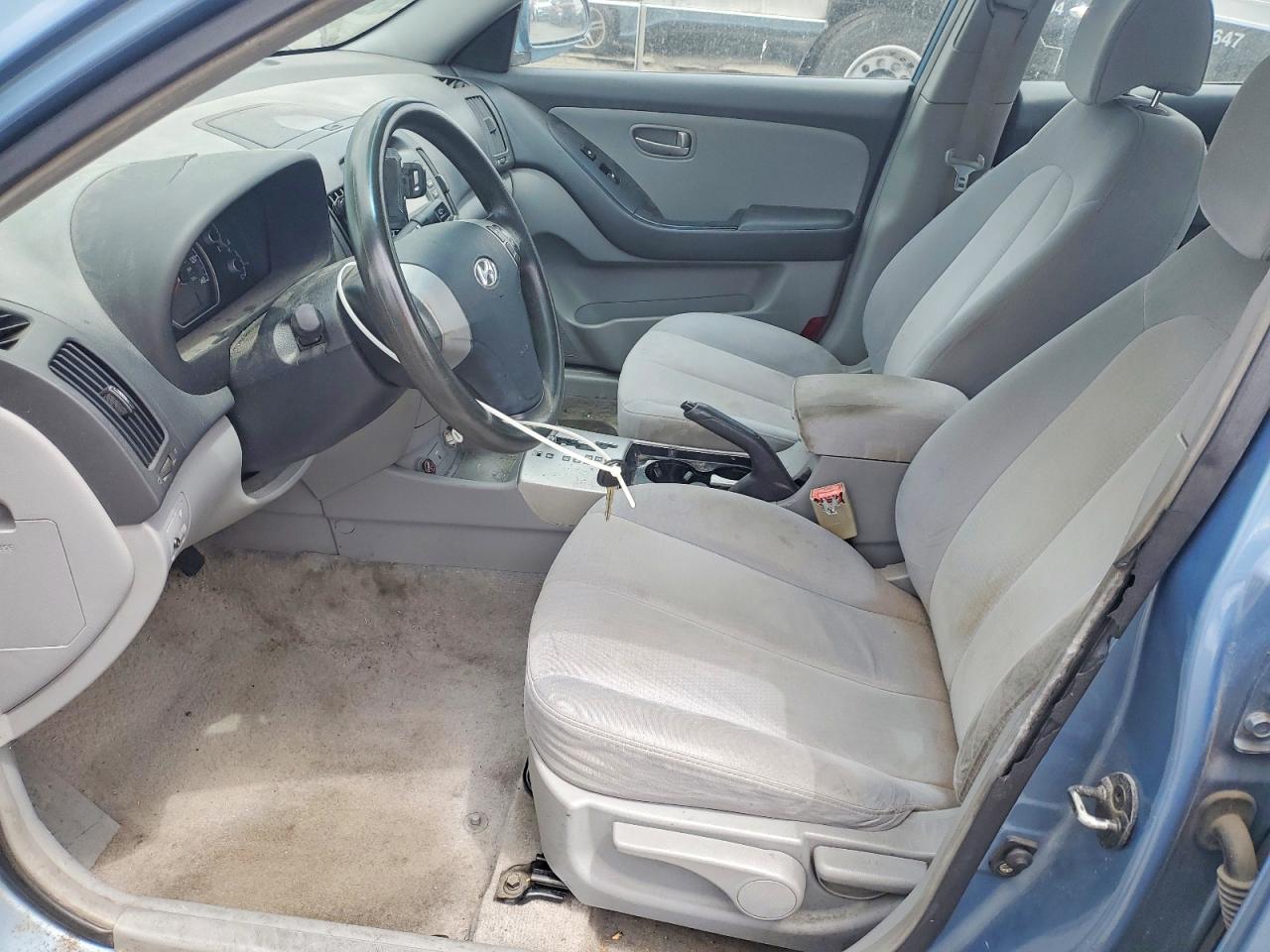 2007 Hyundai Elantra Gls Blue vin: KMHDU46D77U142383