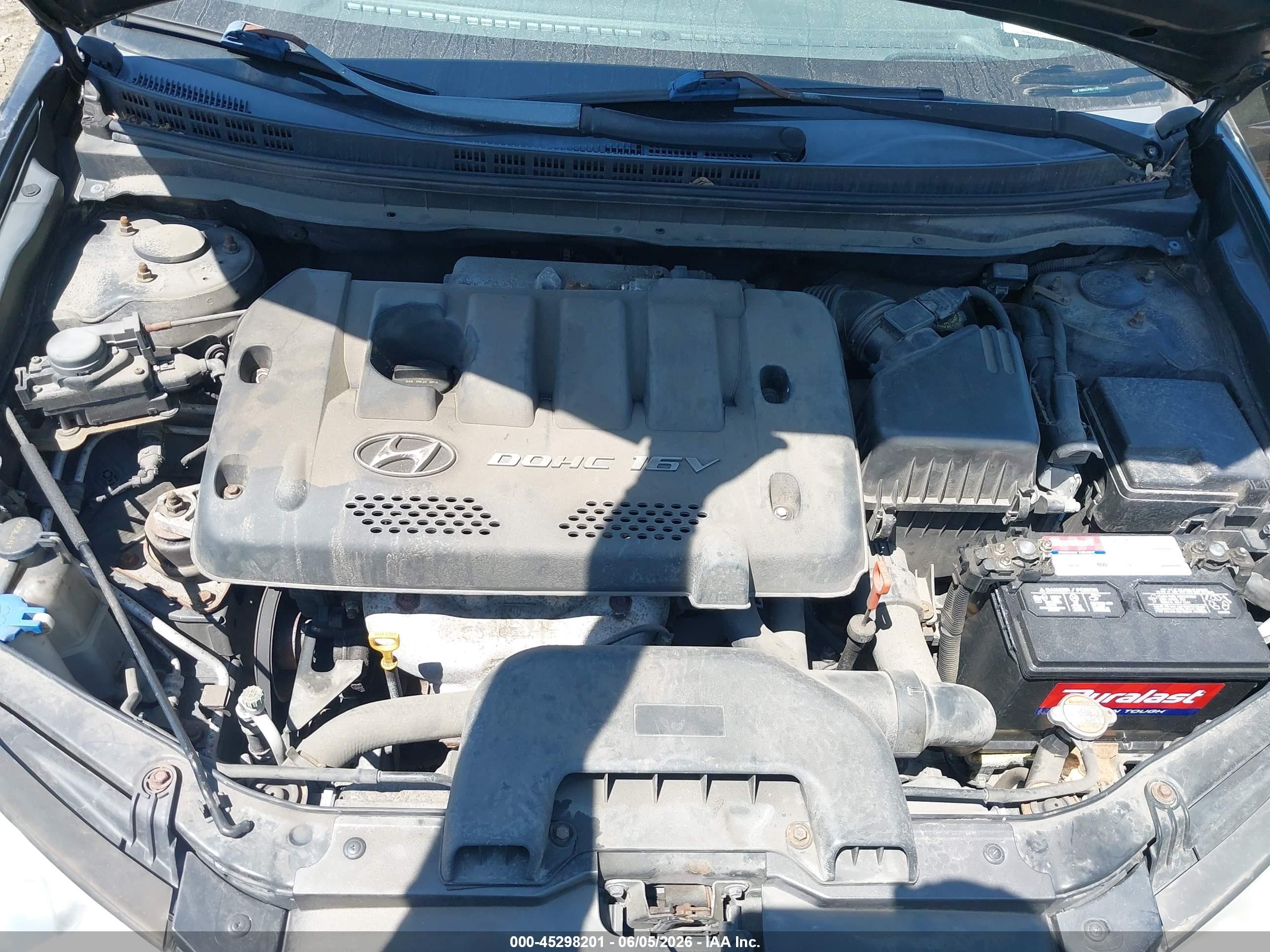 2007 Hyundai Elantra Gls/limited/se Черный vin: KMHDU46D77U191034