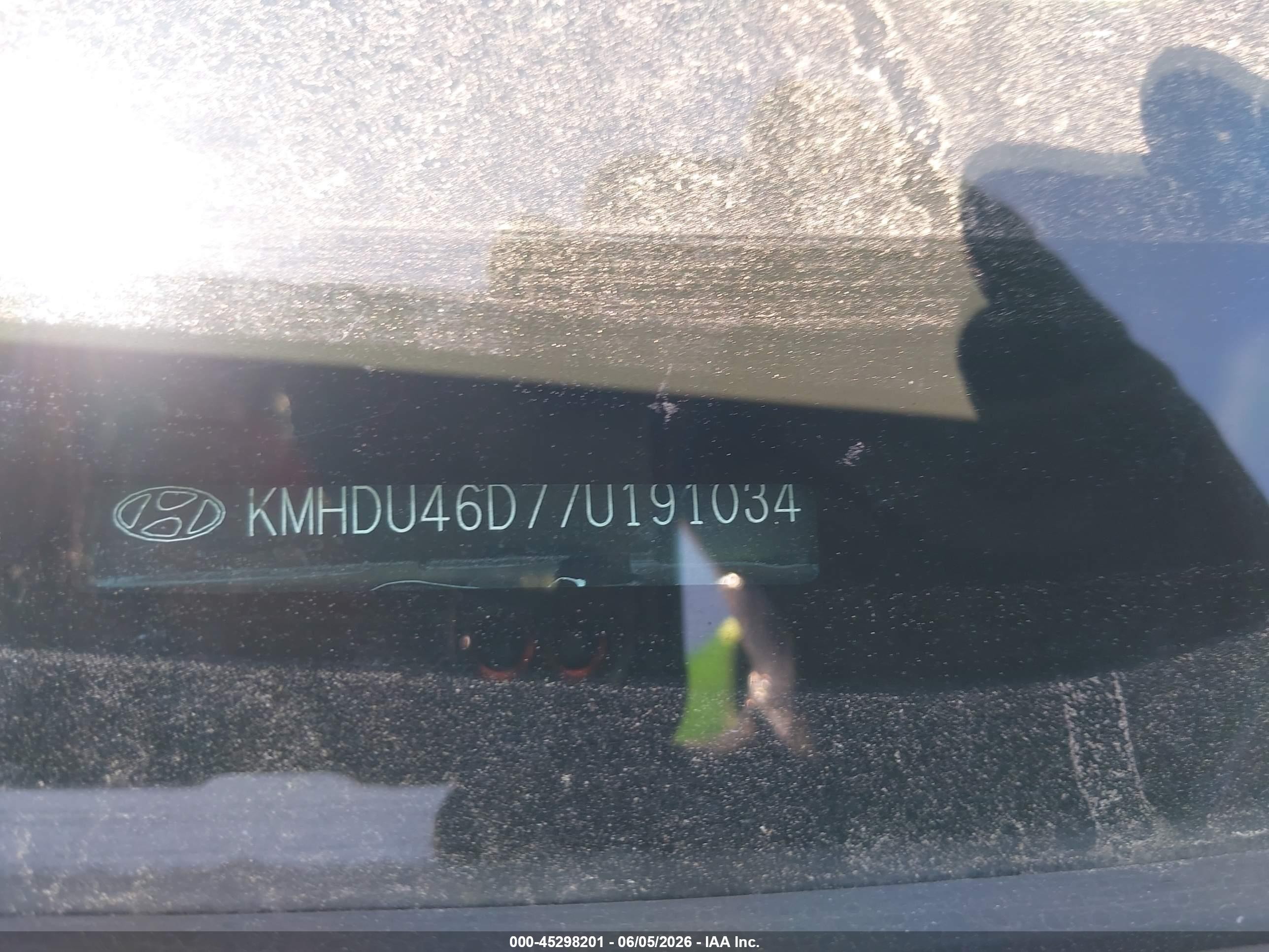 2007 Hyundai Elantra Gls/limited/se Черный vin: KMHDU46D77U191034