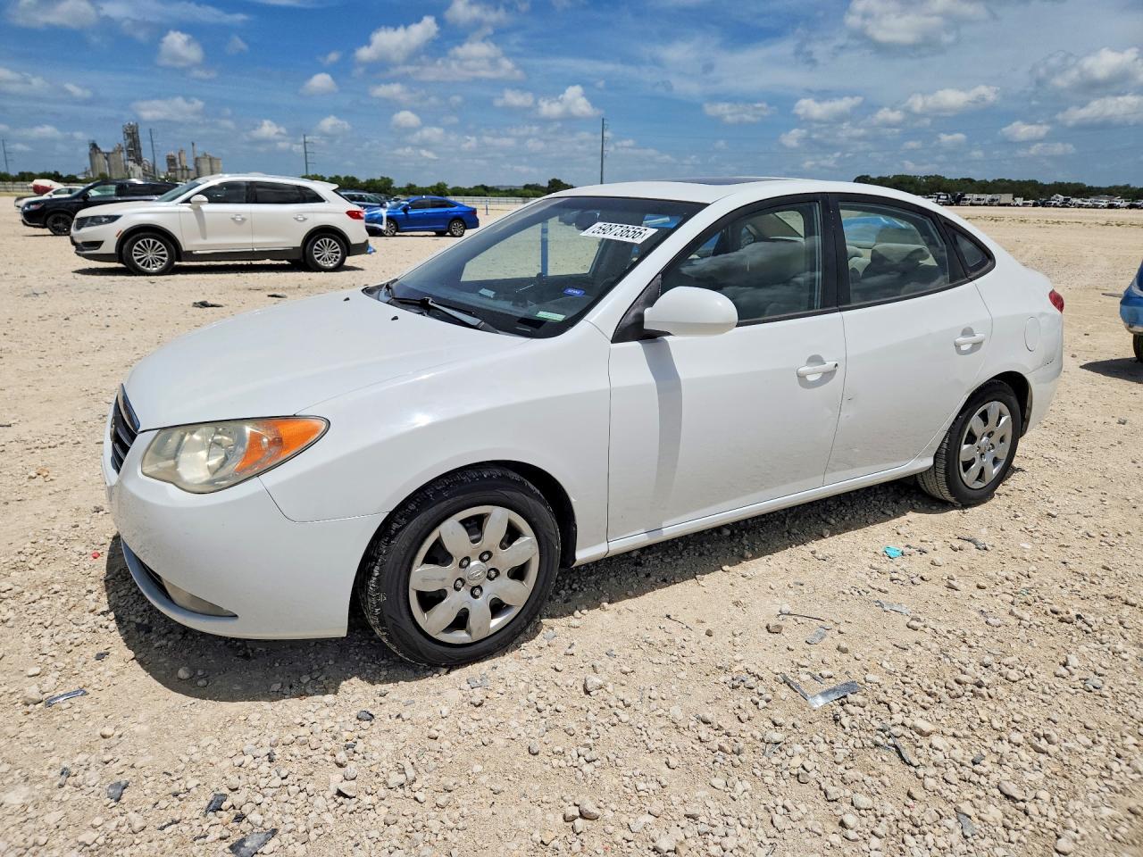 2007 Hyundai Elantra Gls Silver vin: KMHDU46D77U247327
