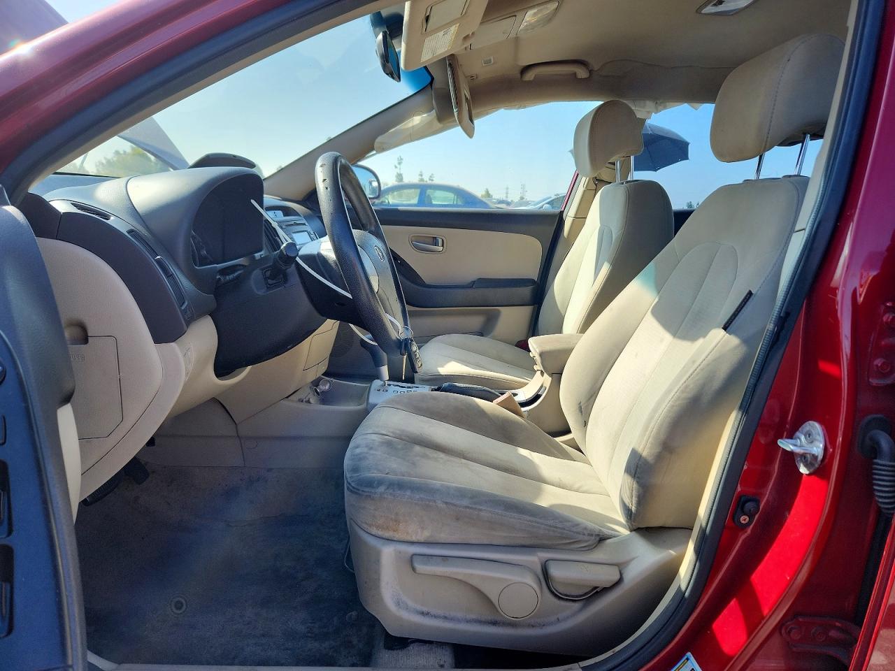 2007 Hyundai Elantra Gls Red vin: KMHDU46D77U258036