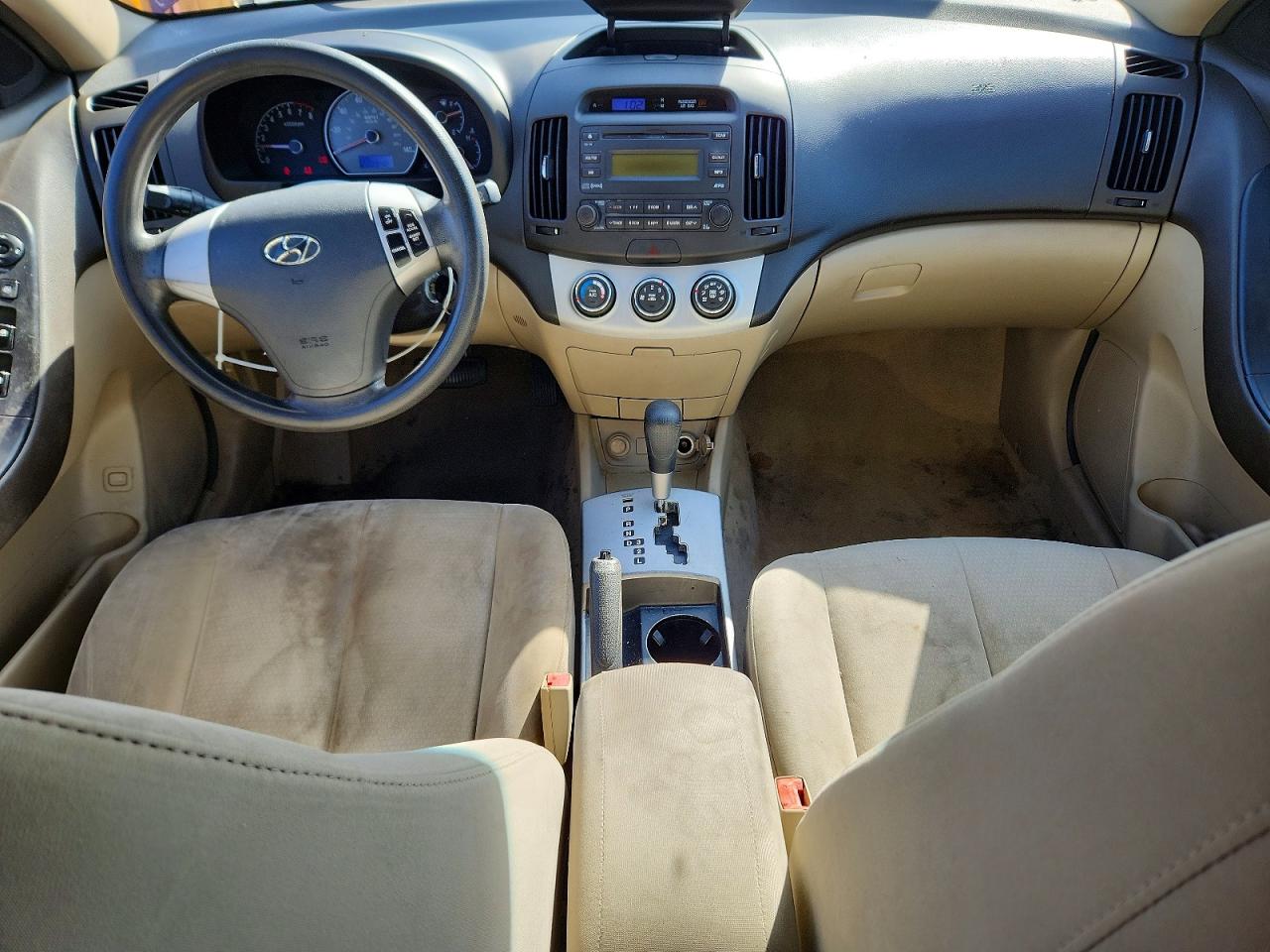 2007 Hyundai Elantra Gls Red vin: KMHDU46D77U258036