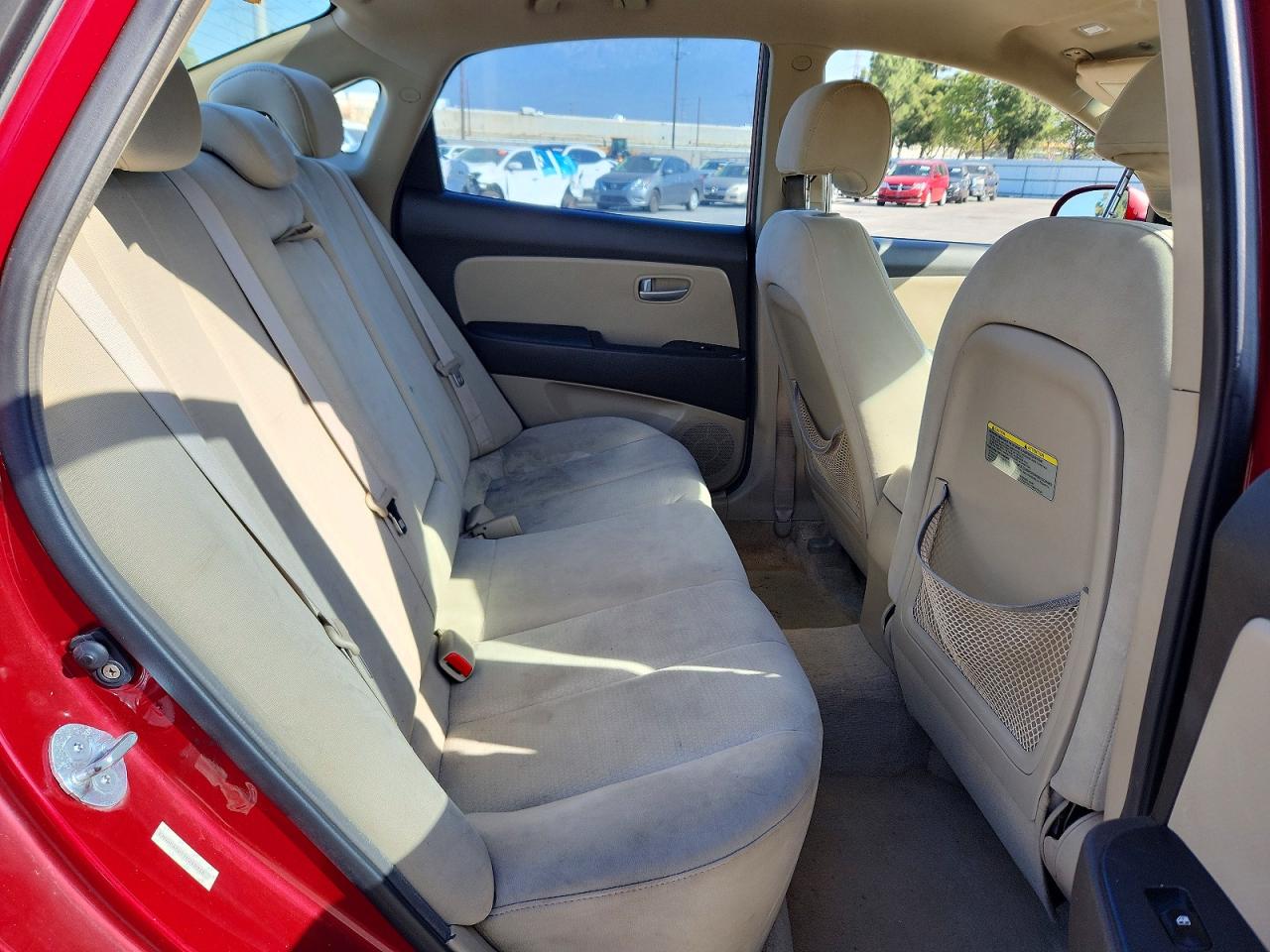 2007 Hyundai Elantra Gls Red vin: KMHDU46D77U258036