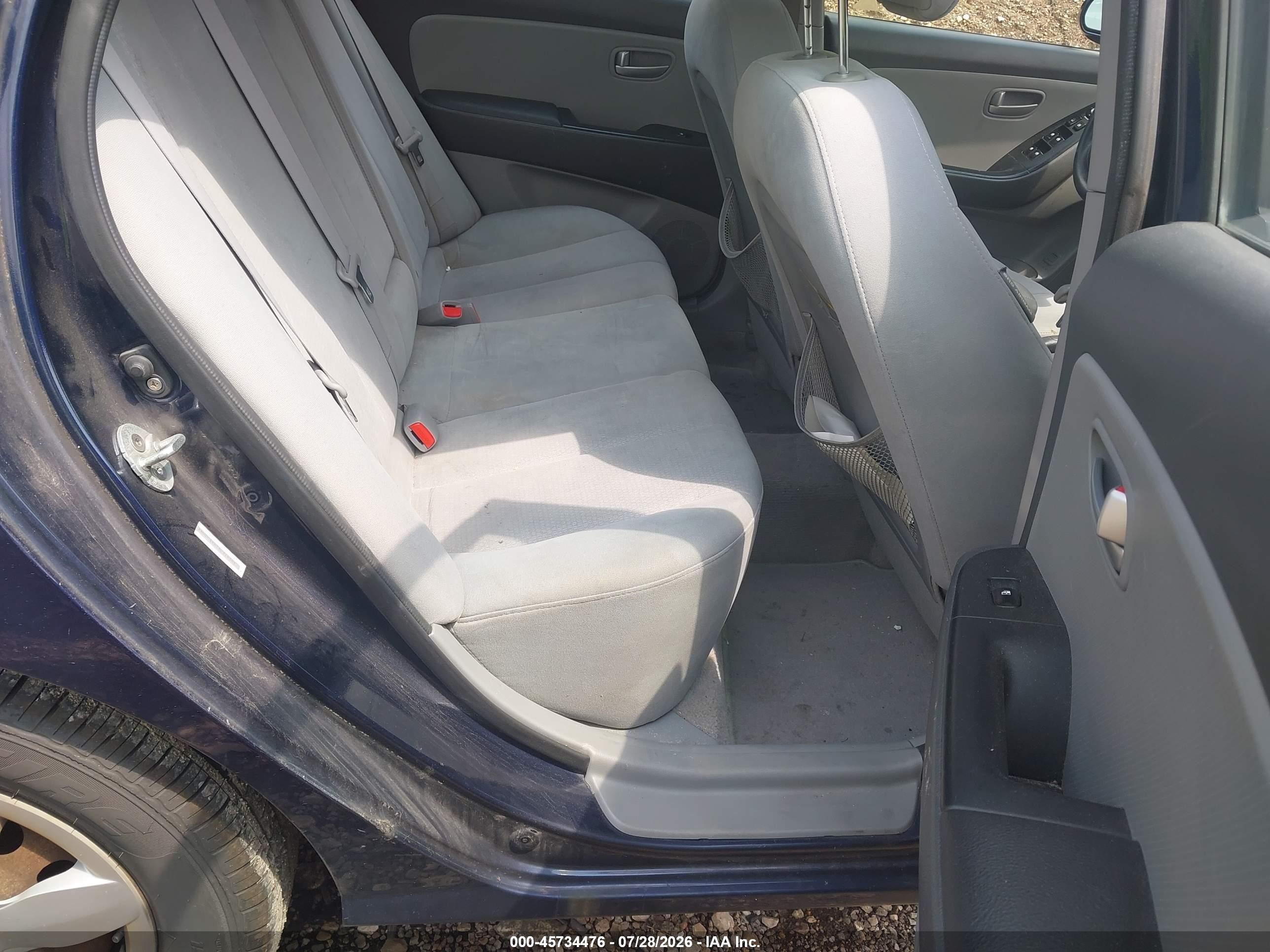 2008 Hyundai Elantra Gls/se Dark Blue vin: KMHDU46D78U318561