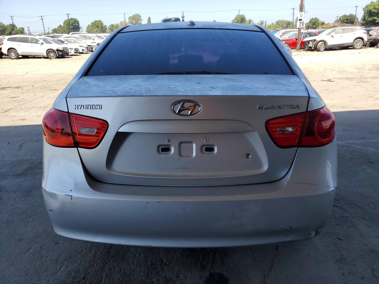 2008 Hyundai Elantra Gls Silver vin: KMHDU46D78U320570