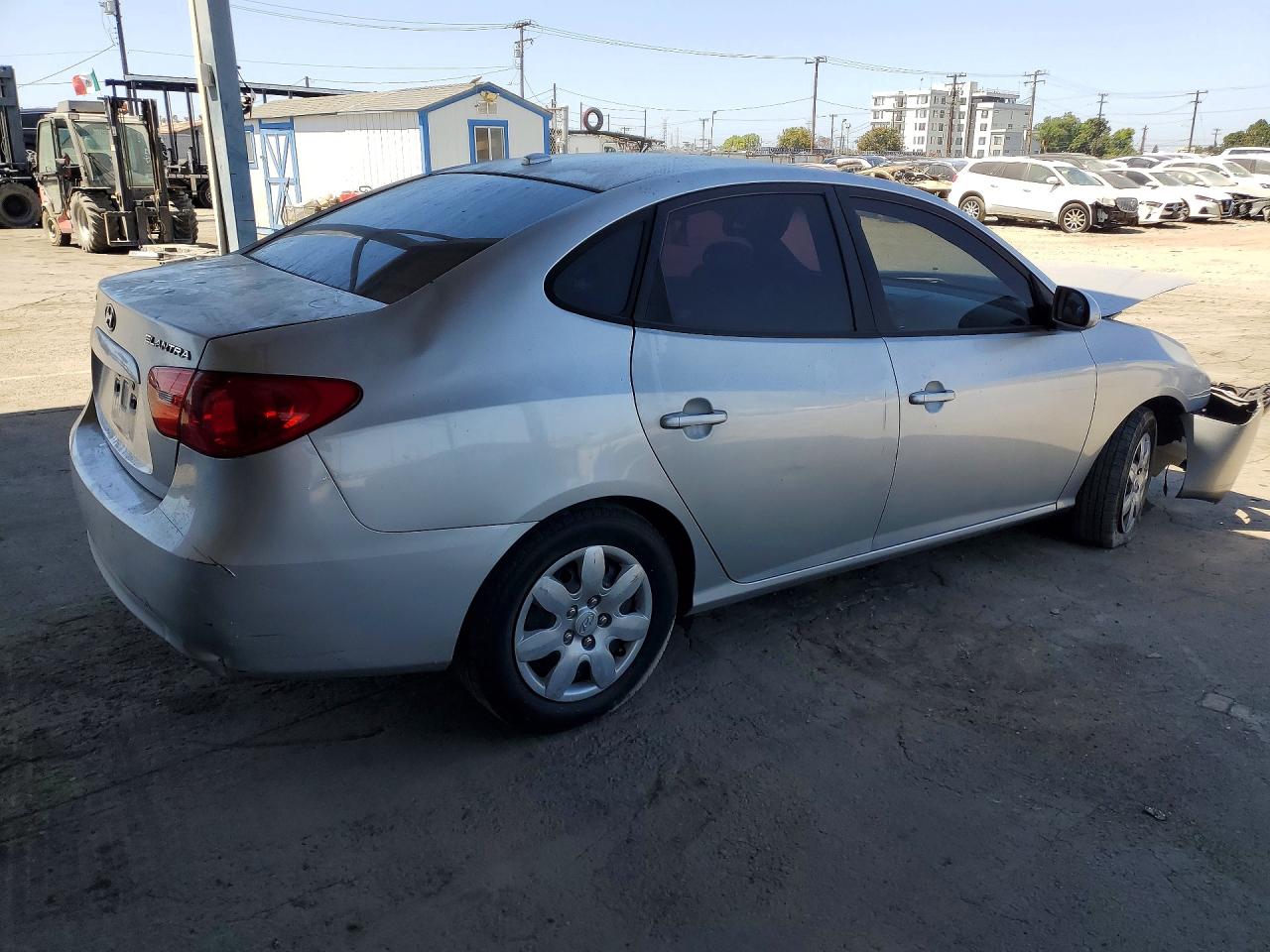2008 Hyundai Elantra Gls Silver vin: KMHDU46D78U320570