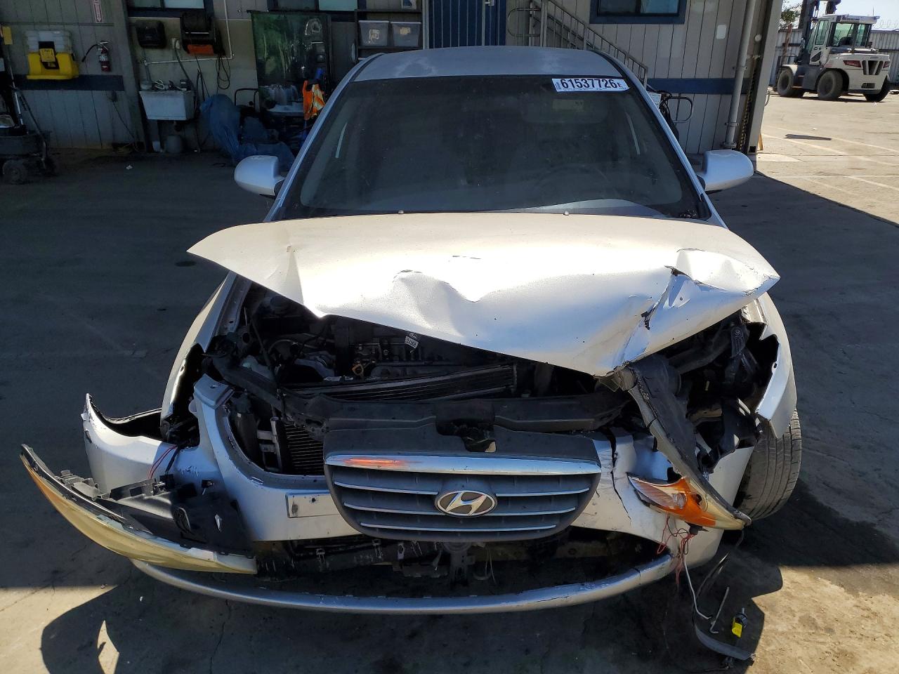 2008 Hyundai Elantra Gls Silver vin: KMHDU46D78U320570