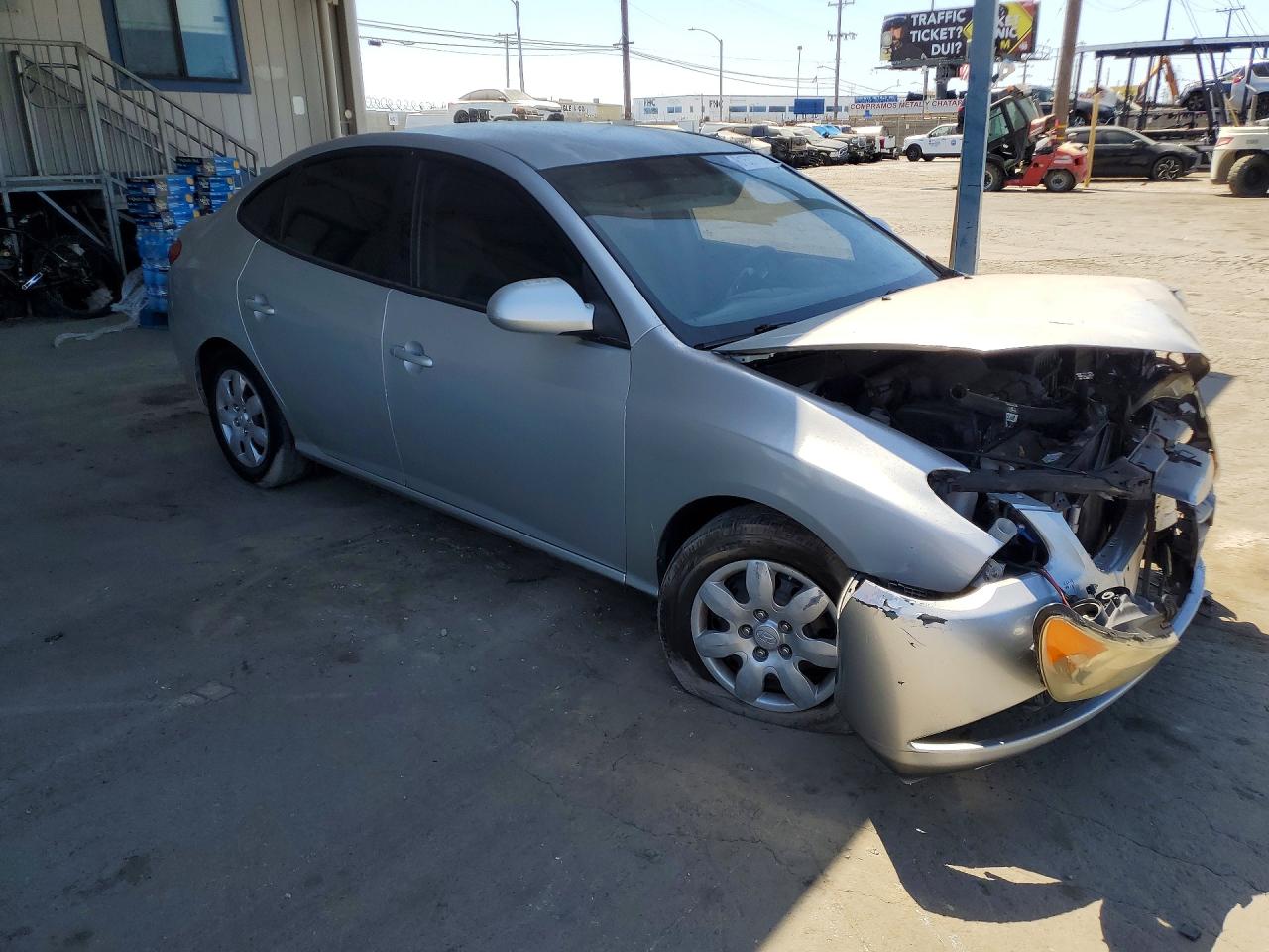 2008 Hyundai Elantra Gls Silver vin: KMHDU46D78U320570