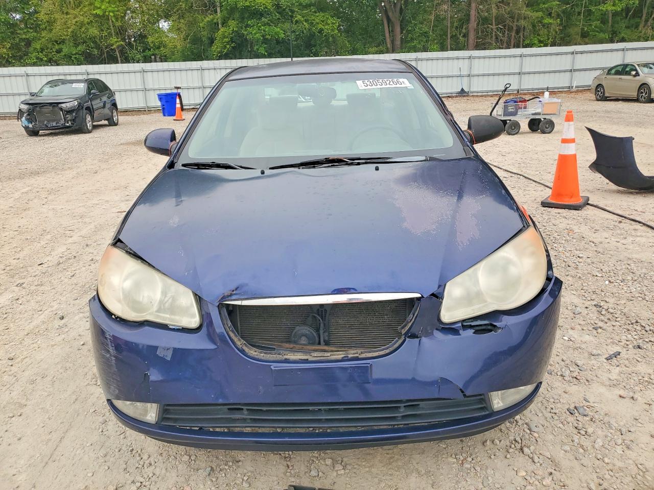 2008 Hyundai Elantra Gls Blue vin: KMHDU46D78U335604