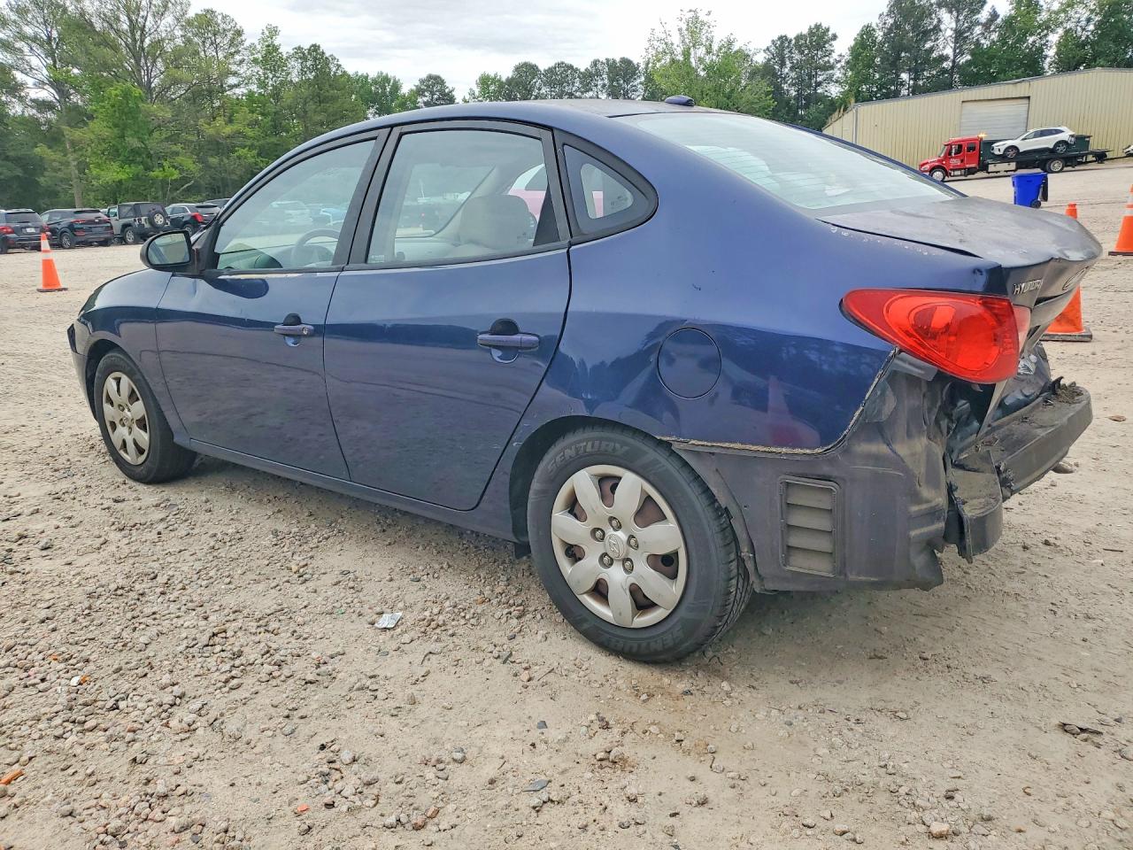 2008 Hyundai Elantra Gls Blue vin: KMHDU46D78U335604