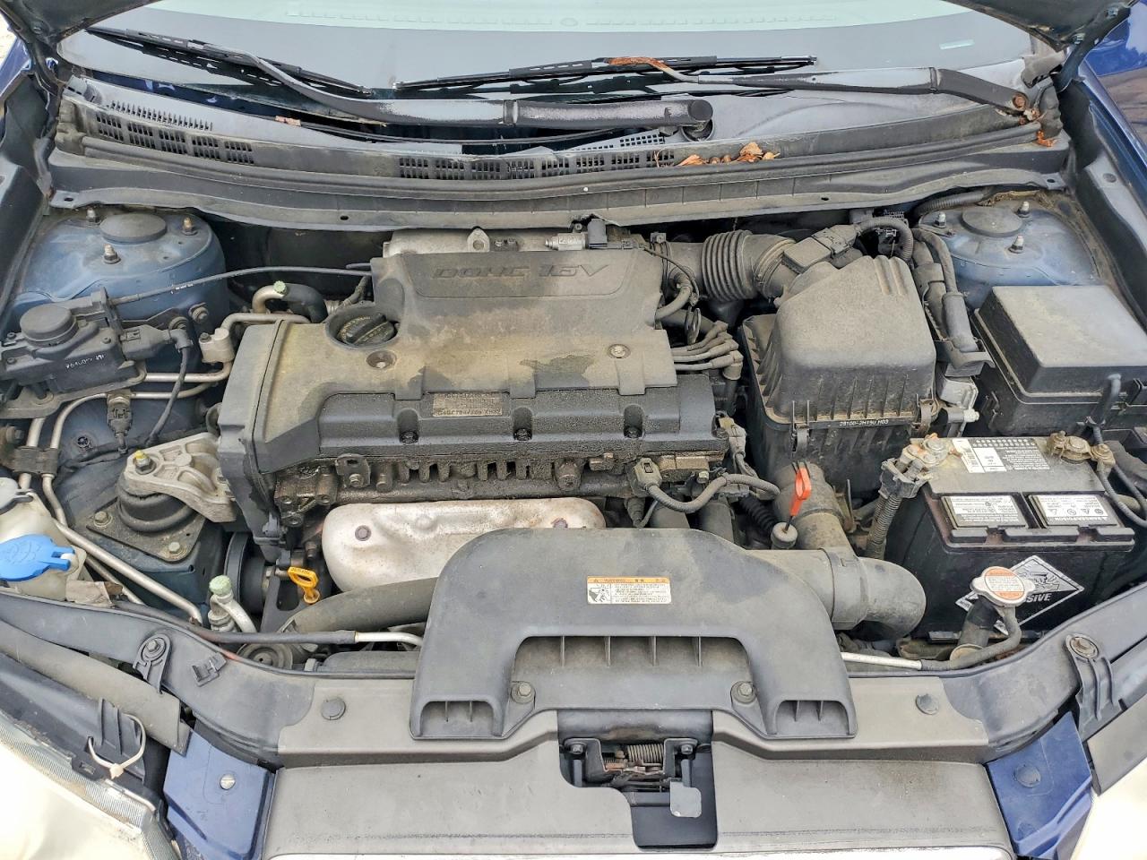 2008 Hyundai Elantra Gls Blue vin: KMHDU46D78U335604