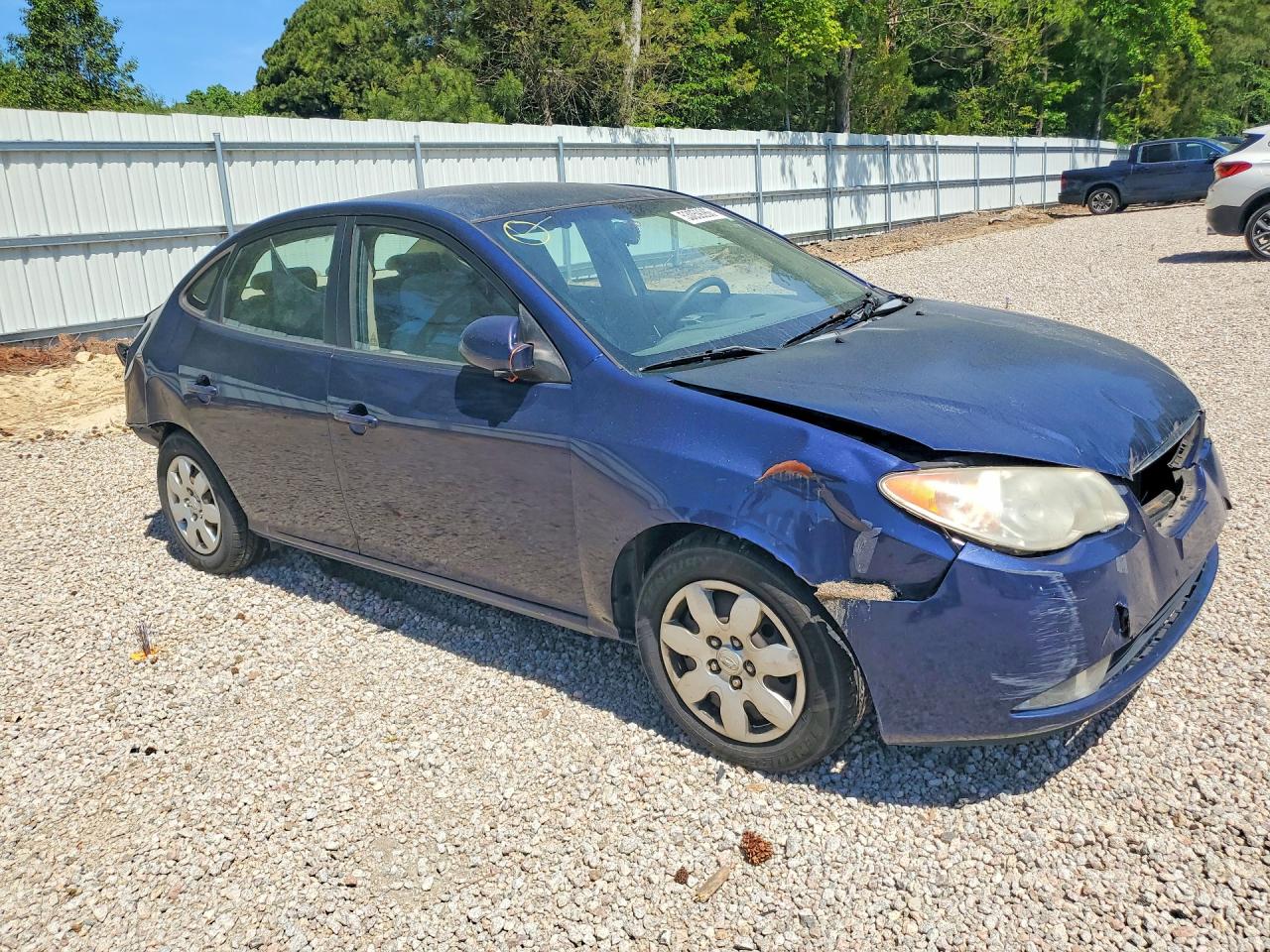 2008 Hyundai Elantra Gls Blue vin: KMHDU46D78U335604