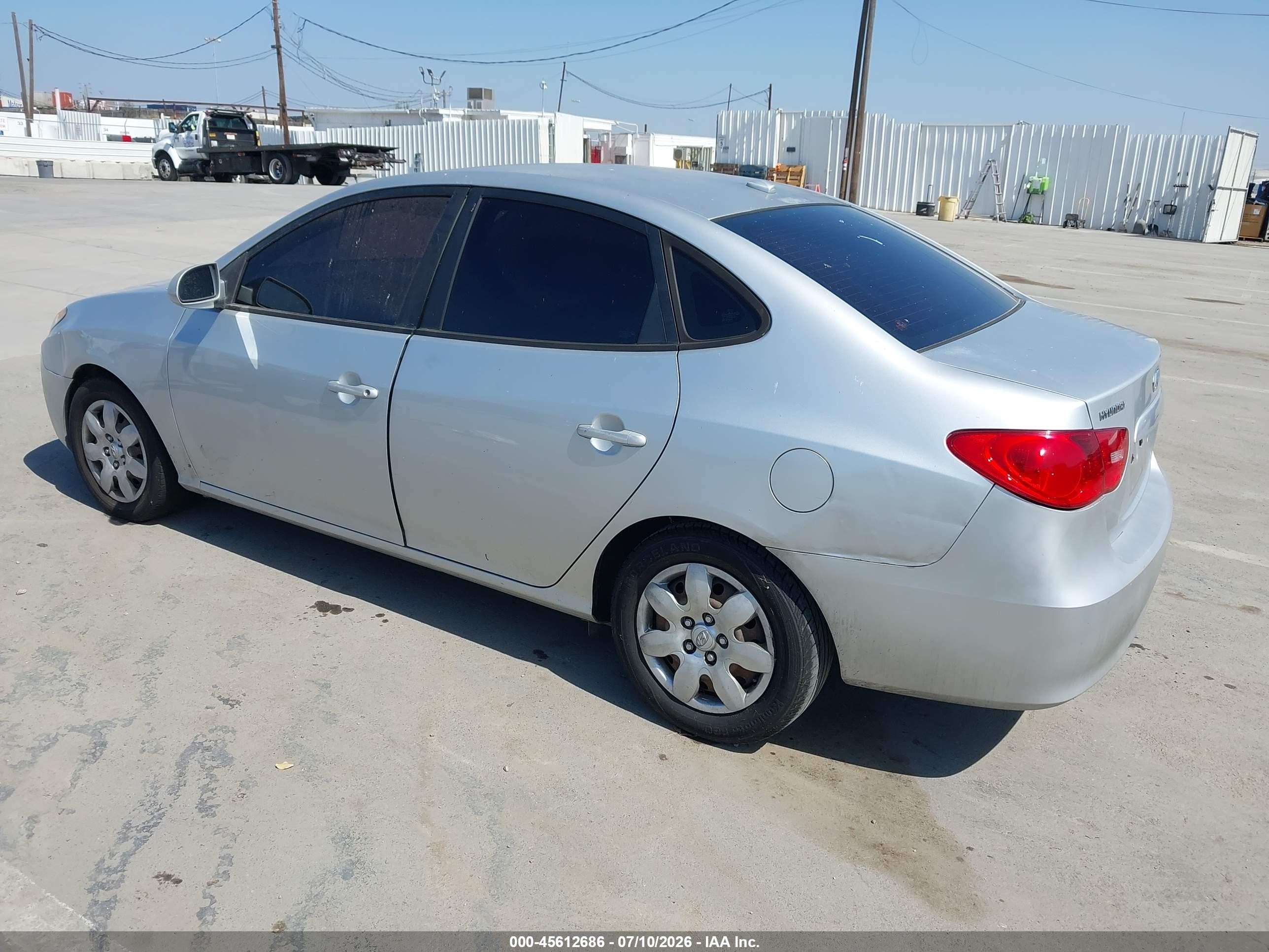 2008 Hyundai Elantra Gls/se Gray vin: KMHDU46D78U339328