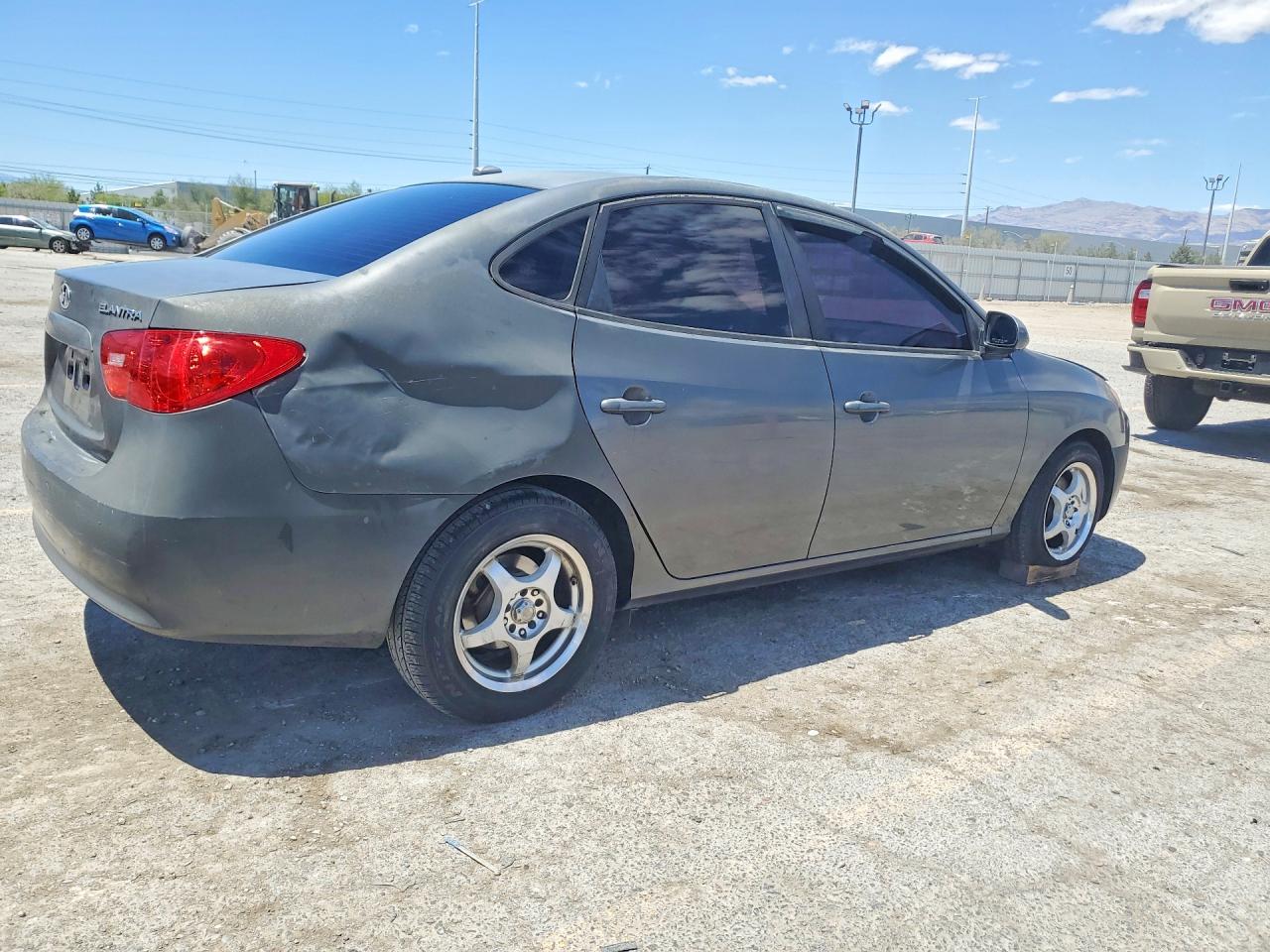 2008 Hyundai Elantra Gls/se/limited Black vin: KMHDU46D78U365203