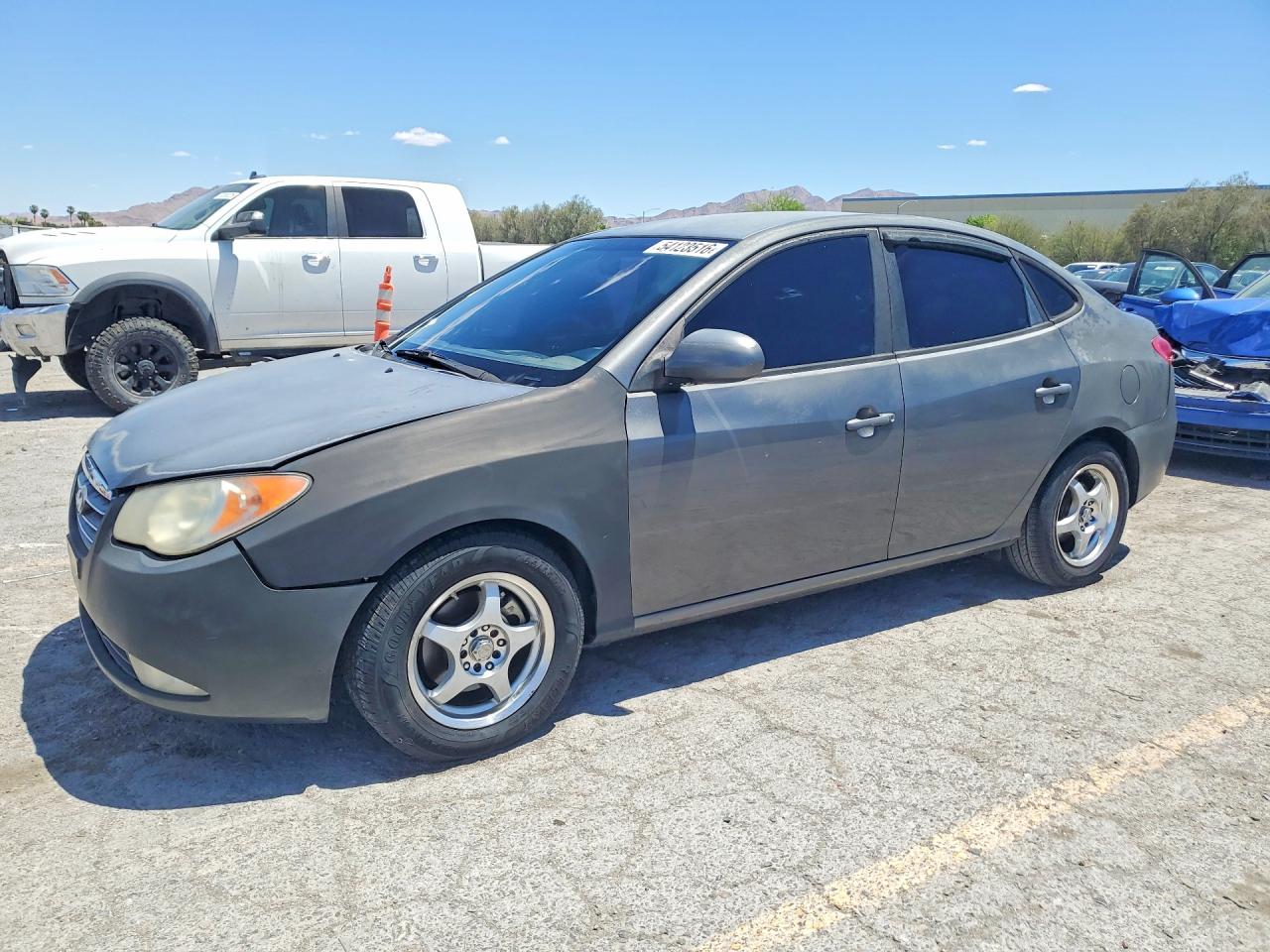 2008 Hyundai Elantra Gls/se/limited Black vin: KMHDU46D78U365203