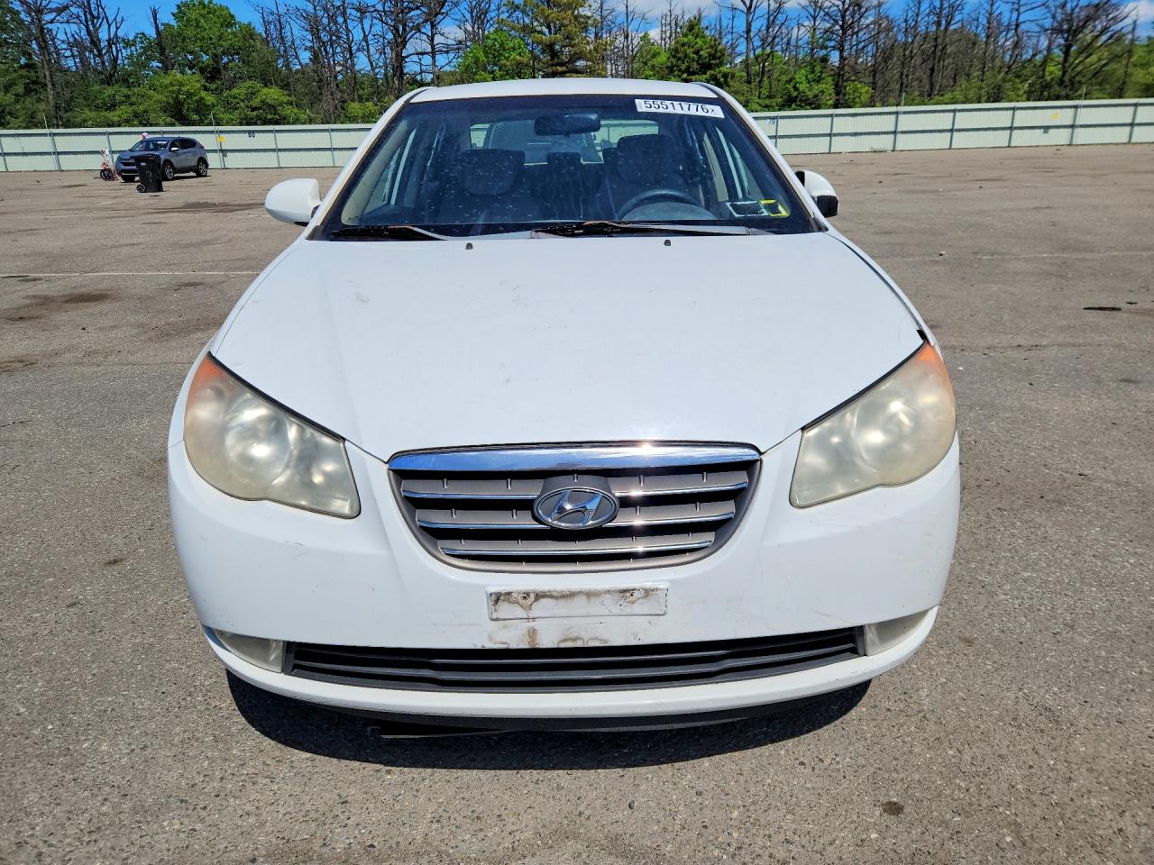 2008 Hyundai Elantra Gls White vin: KMHDU46D78U374211