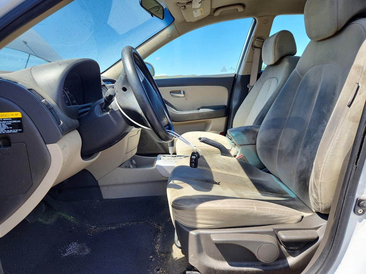 2008 Hyundai Elantra Gls White vin: KMHDU46D78U374211