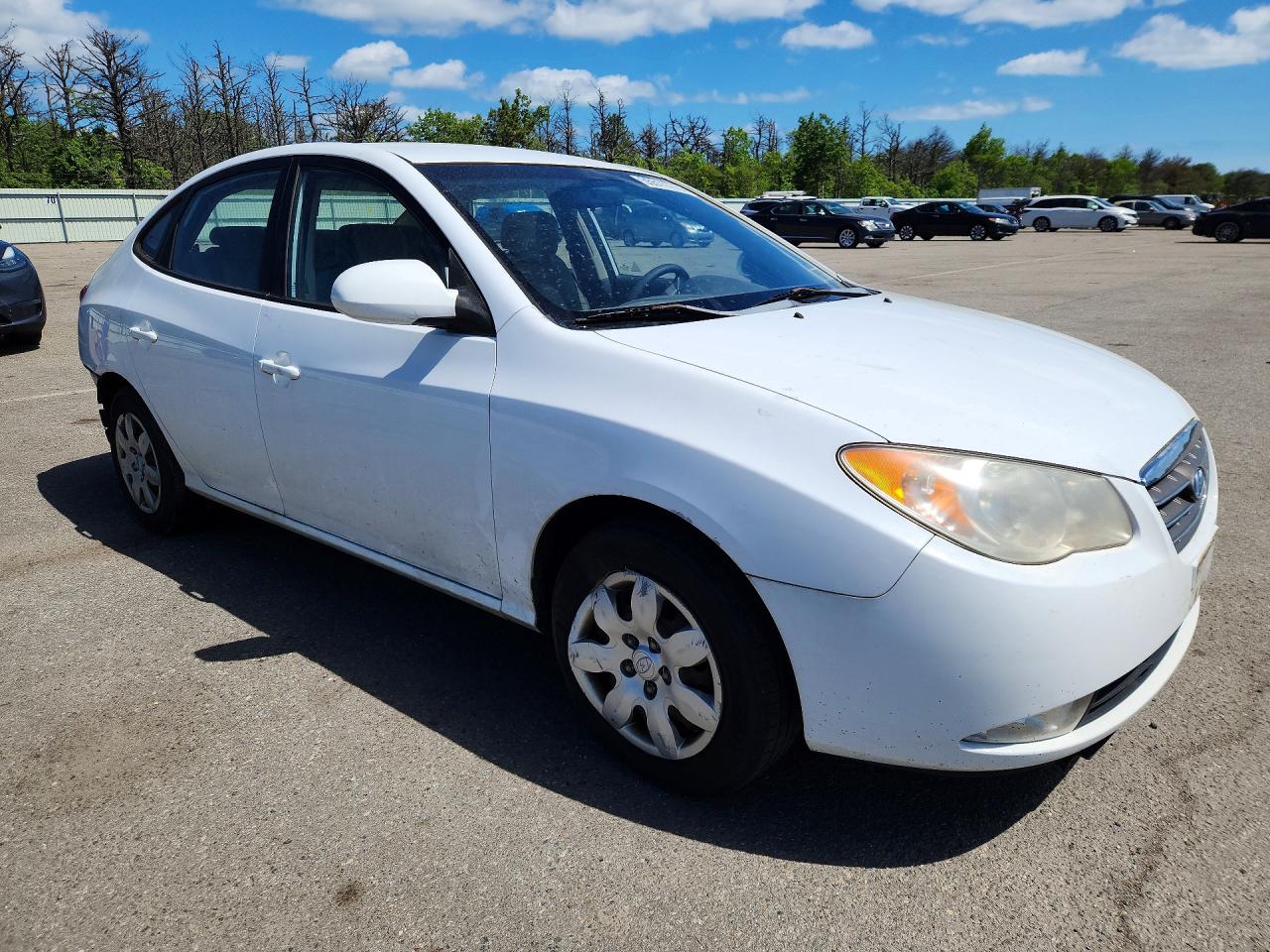 2008 Hyundai Elantra Gls White vin: KMHDU46D78U374211