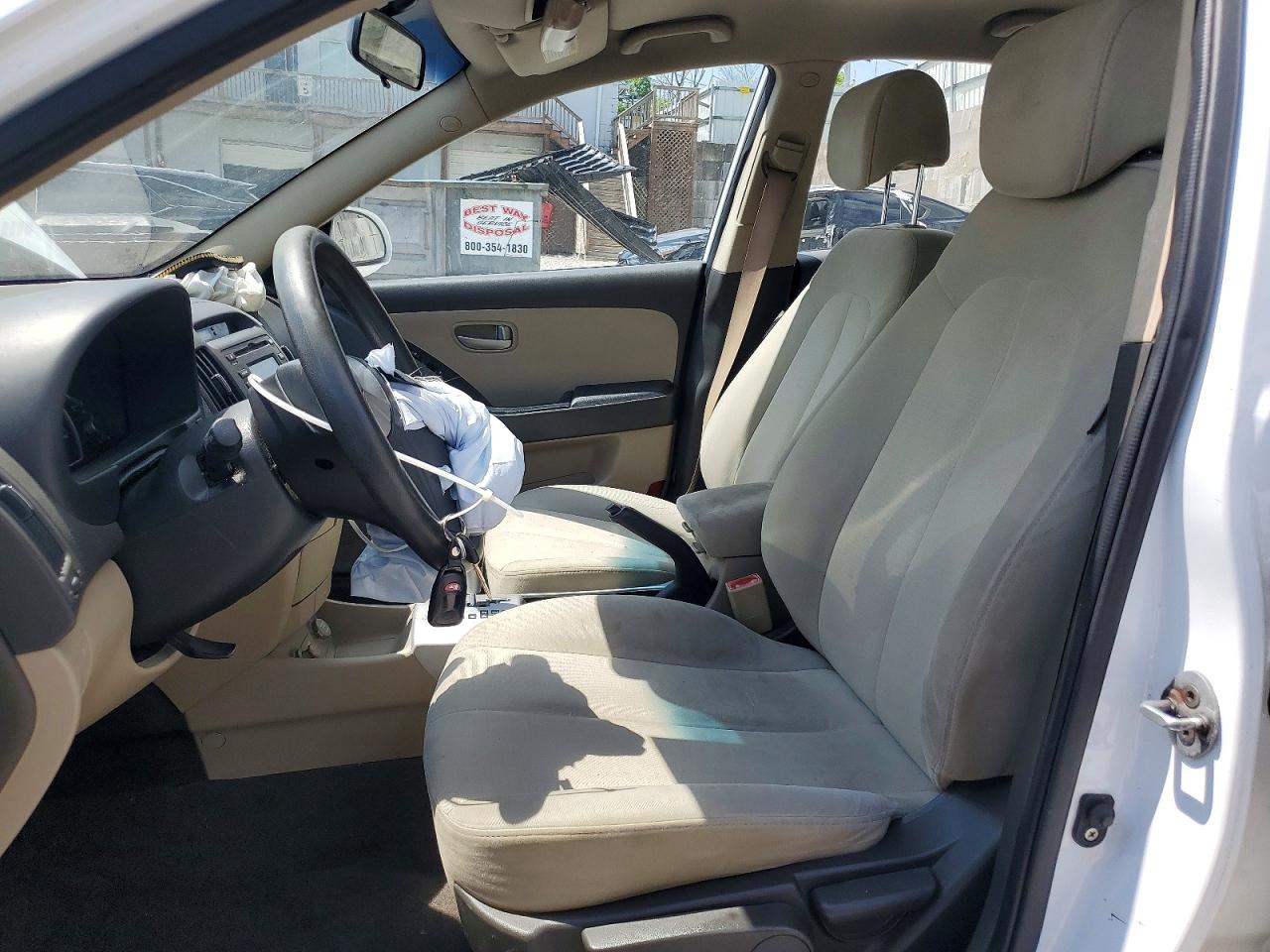 2008 Hyundai Elantra Gls White vin: KMHDU46D78U381093