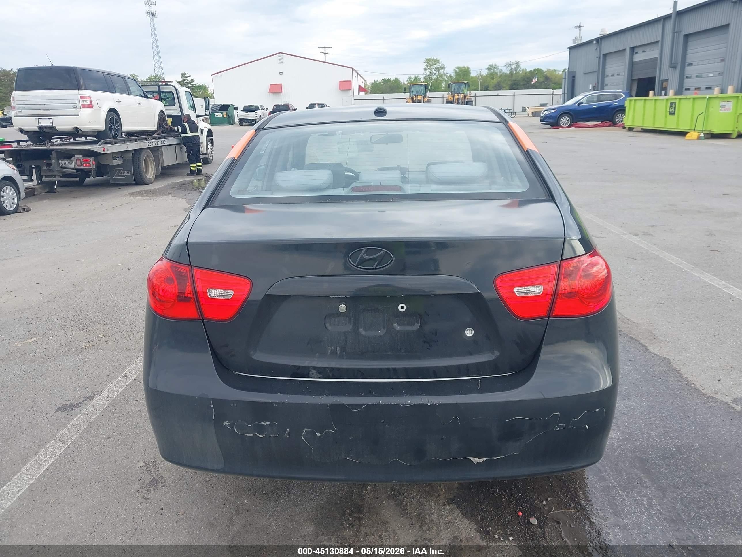 2008 Hyundai Elantra Gls/se Silver vin: KMHDU46D78U402413
