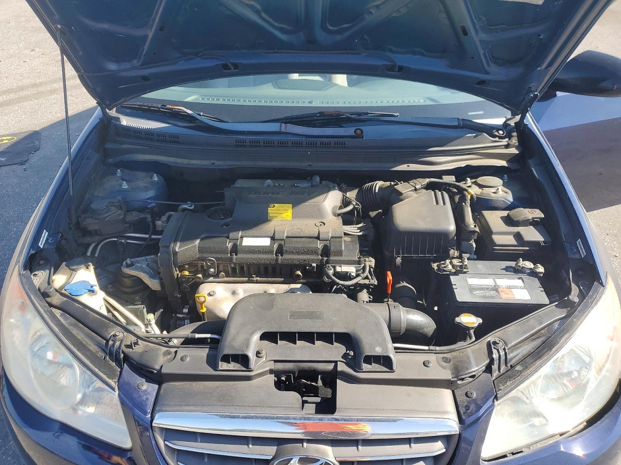 2008 Hyundai Elantra Gls Blue vin: KMHDU46D78U402962