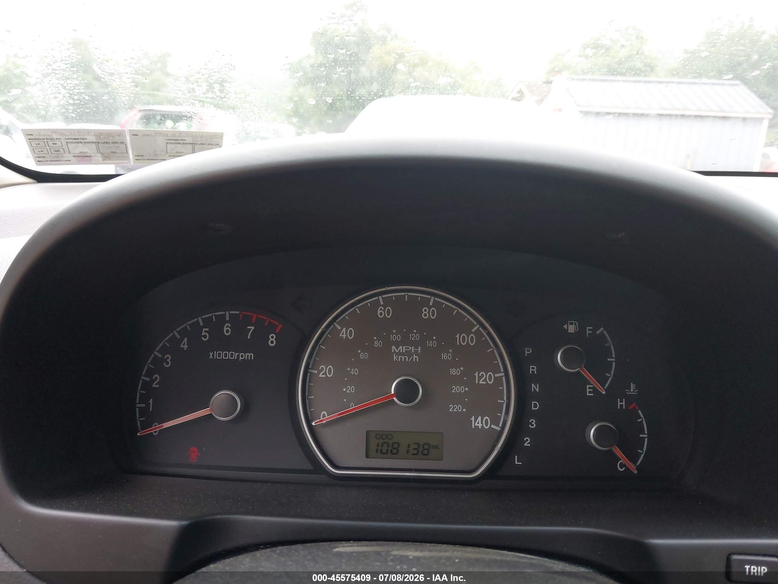 2008 Hyundai Elantra Gls/se Blue vin: KMHDU46D78U404579
