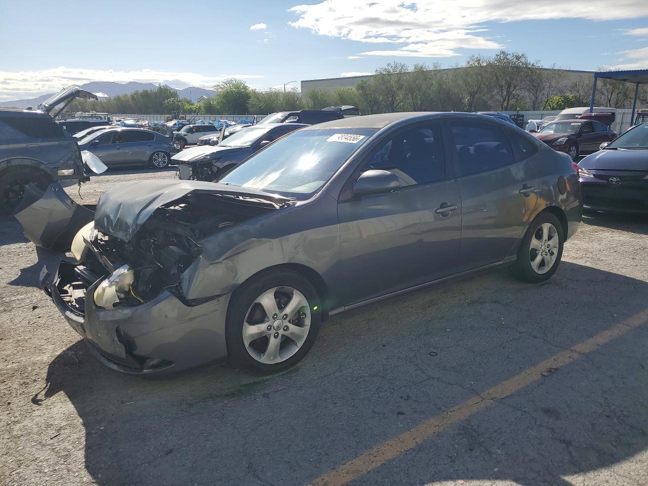2008 Hyundai Elantra Gls Gray vin: KMHDU46D78U443785