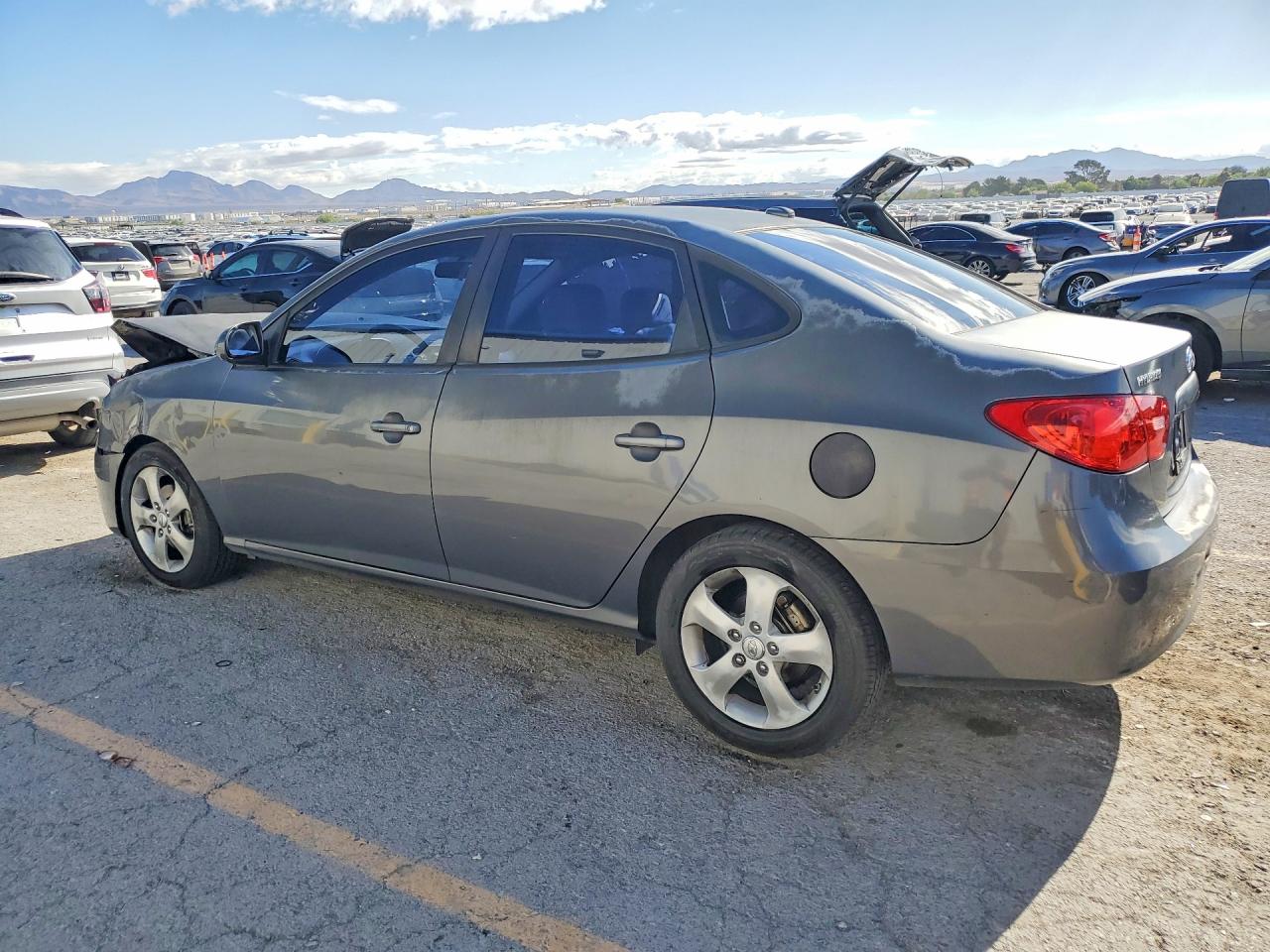 2008 Hyundai Elantra Gls Gray vin: KMHDU46D78U443785