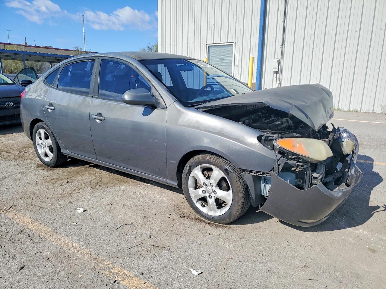 2008 Hyundai Elantra Gls Gray vin: KMHDU46D78U443785
