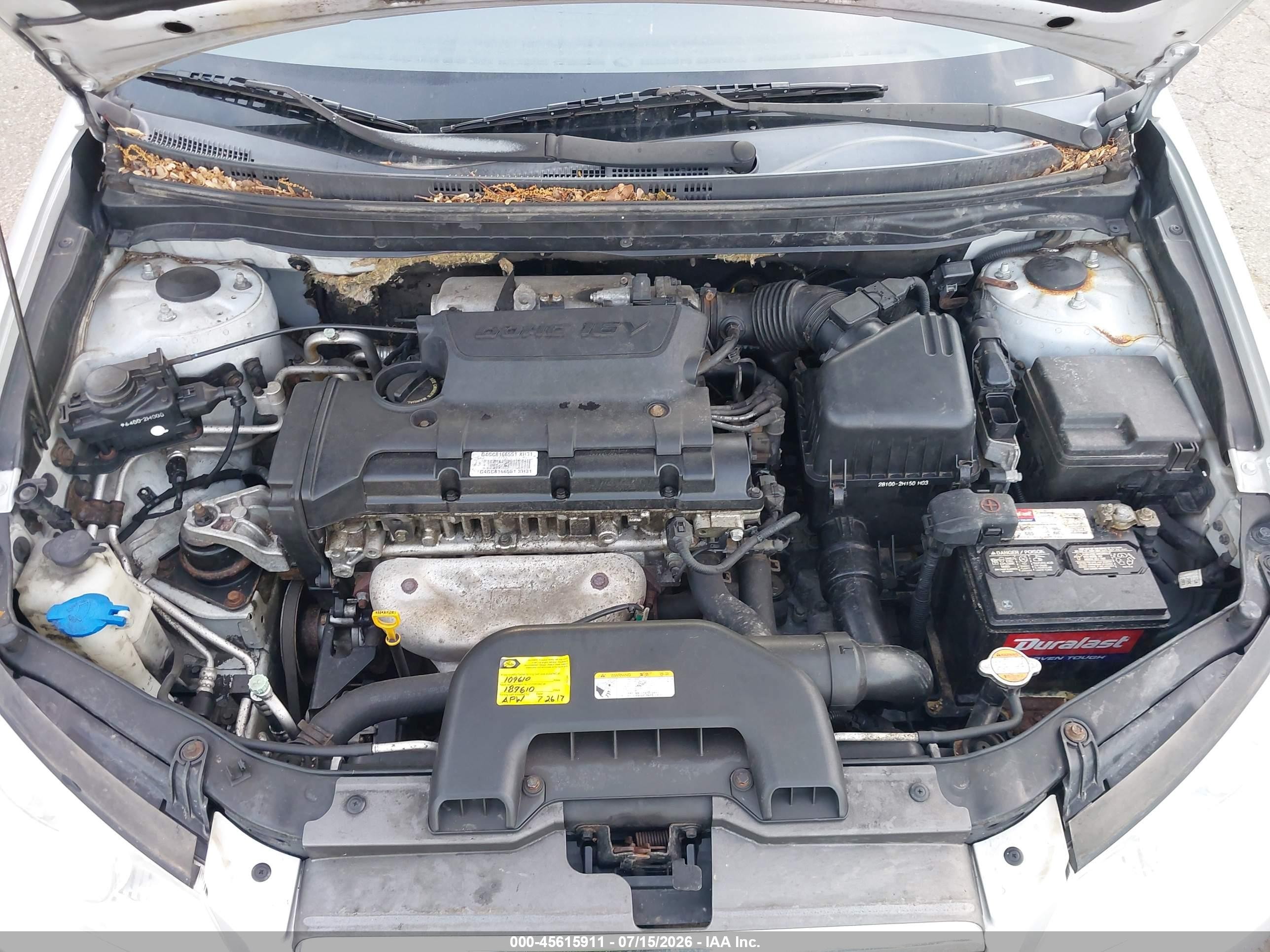 2008 Hyundai Elantra Gls/se Silver vin: KMHDU46D78U444077