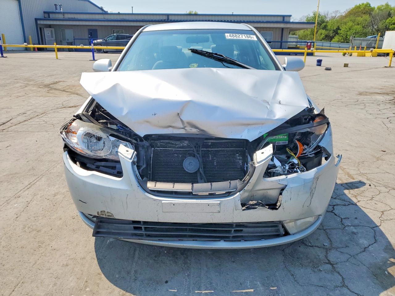 2008 Hyundai Elantra Gls Silver vin: KMHDU46D78U450428