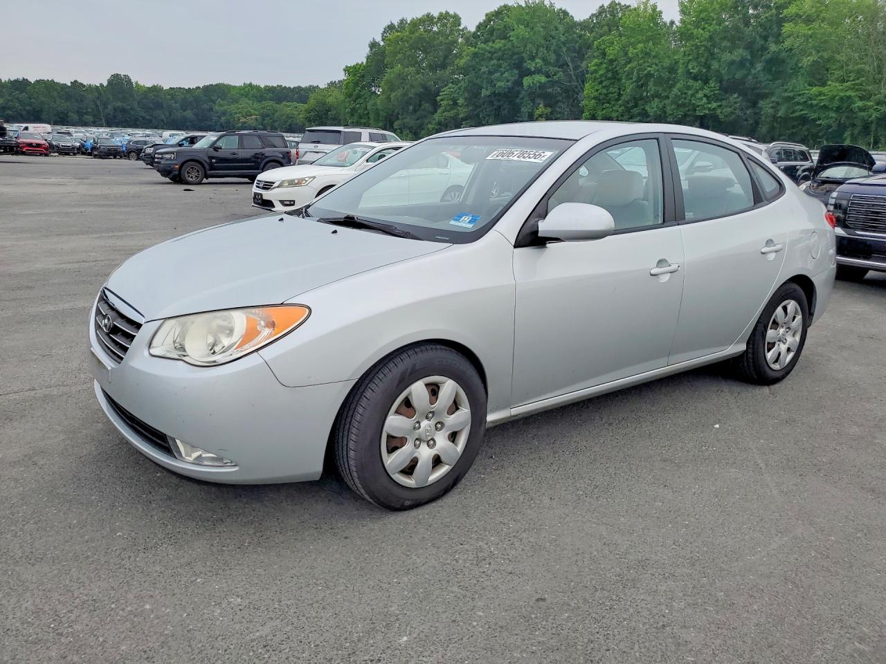 2008 Hyundai Elantra Gls Silver vin: KMHDU46D78U472624