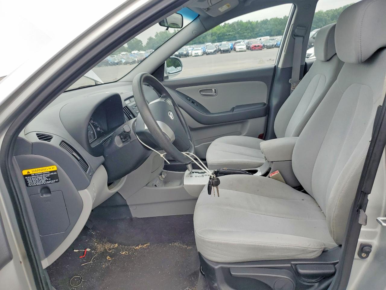 2008 Hyundai Elantra Gls Silver vin: KMHDU46D78U472624