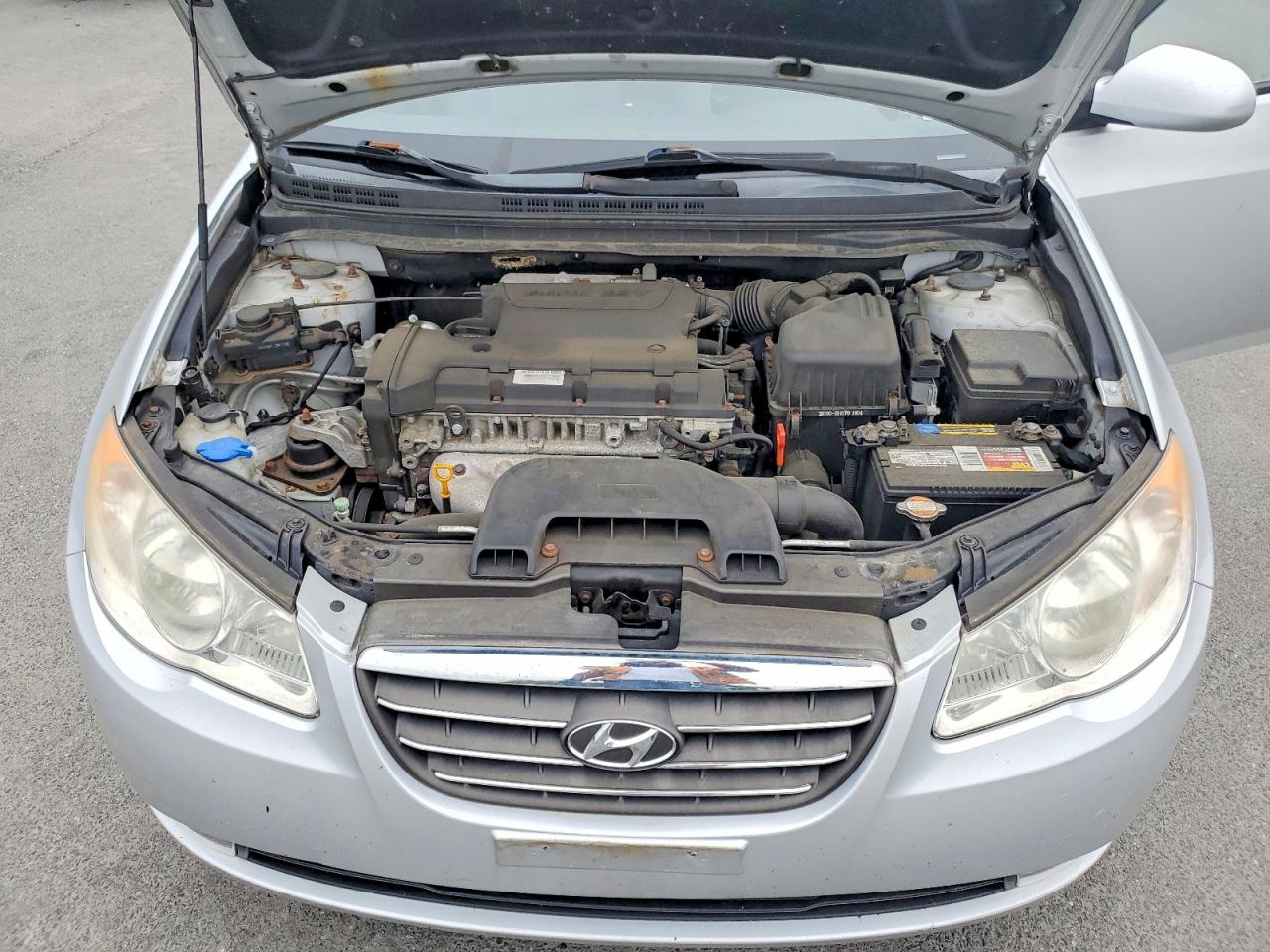 2008 Hyundai Elantra Gls Silver vin: KMHDU46D78U472624