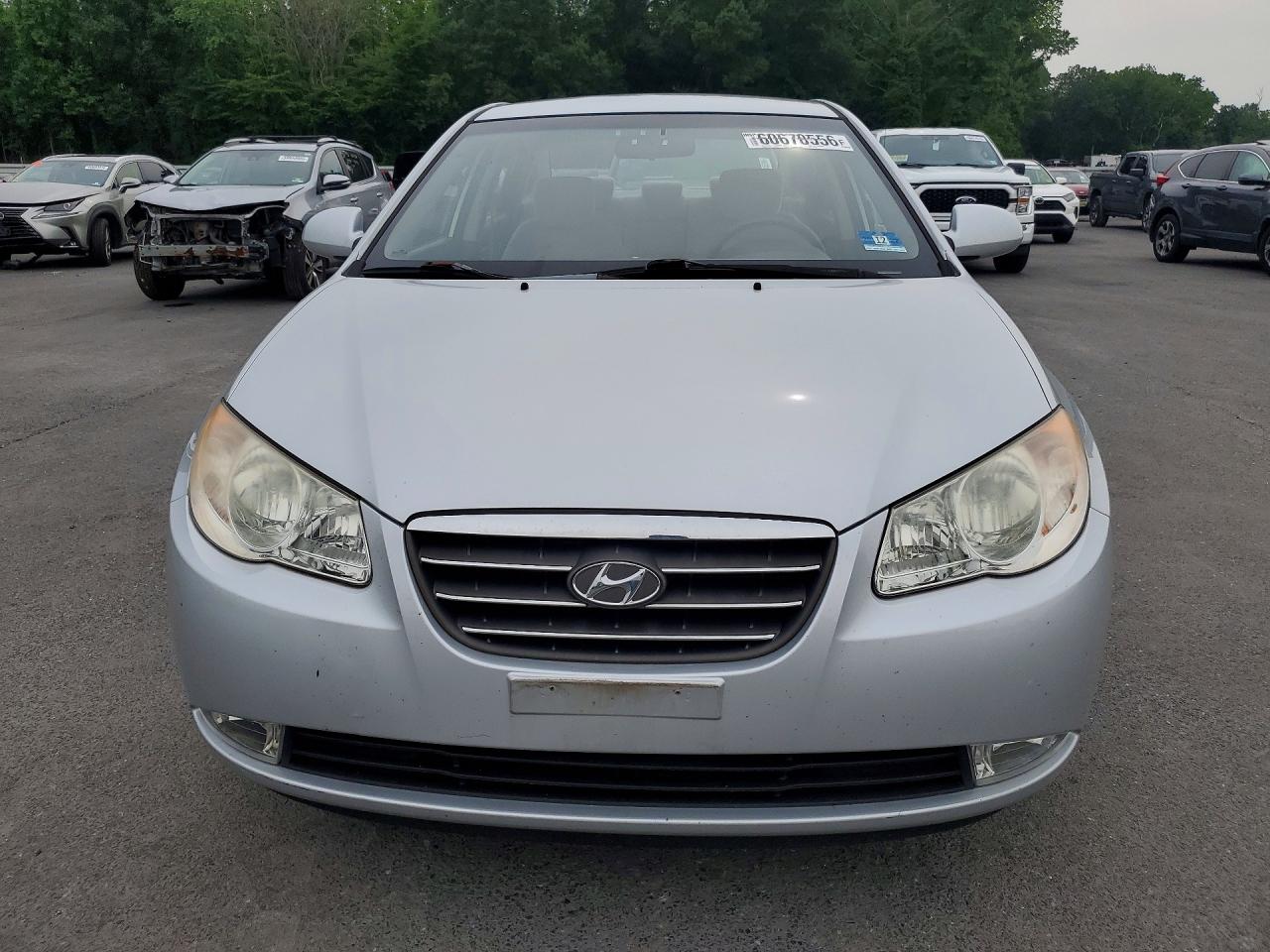 2008 Hyundai Elantra Gls Silver vin: KMHDU46D78U472624