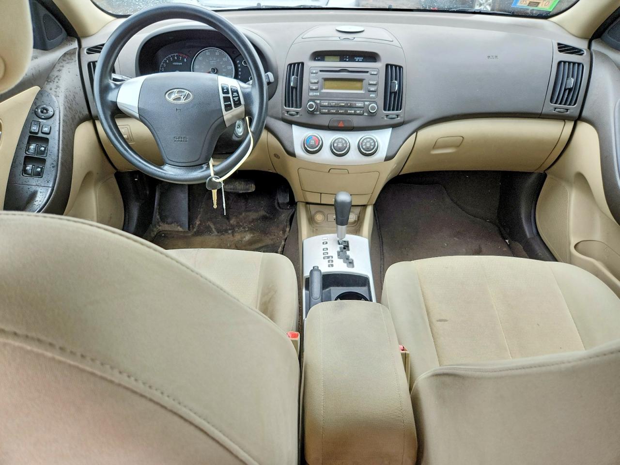 2008 Hyundai Elantra Gls White vin: KMHDU46D78U509526