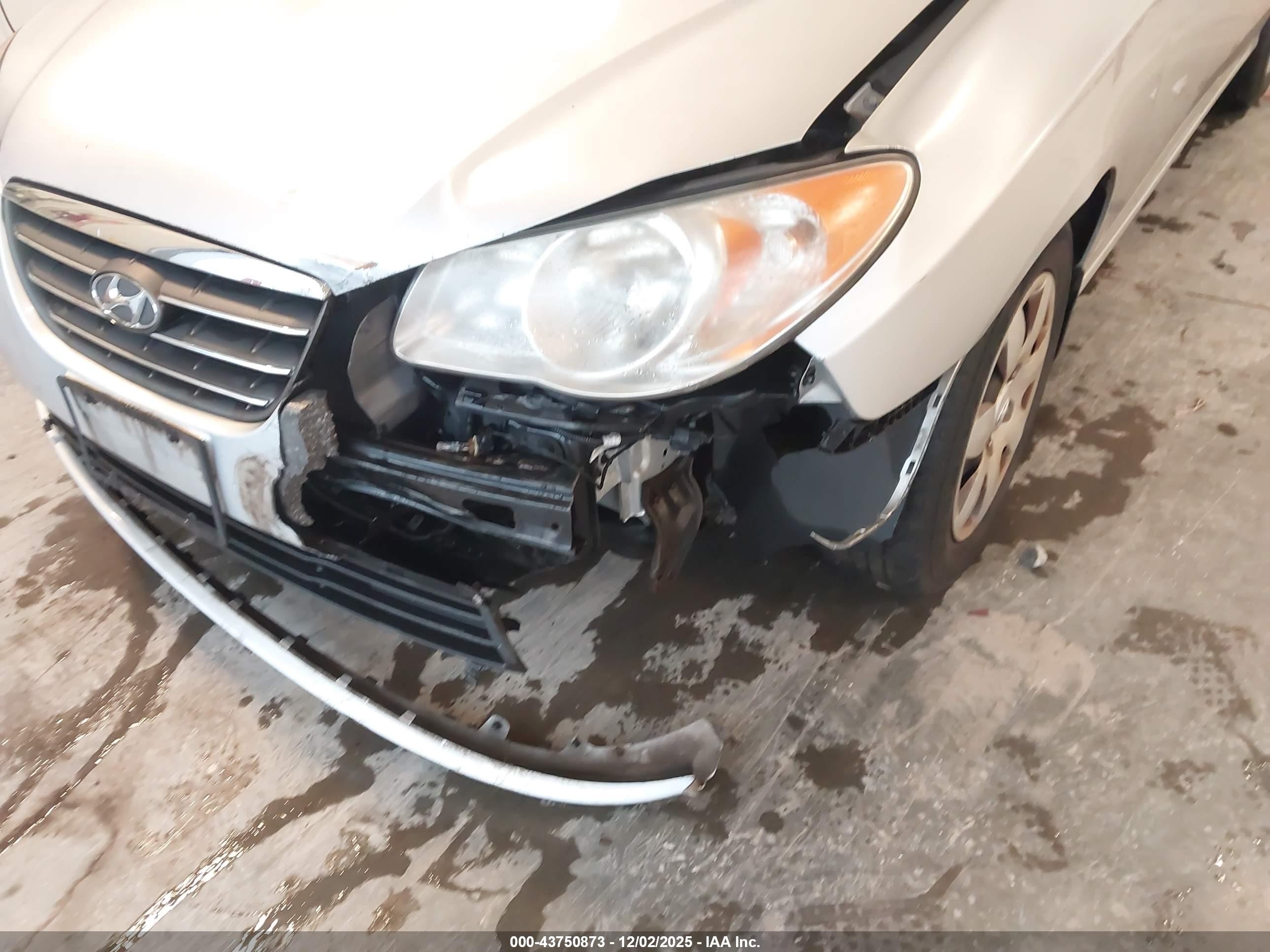 2008 Hyundai Elantra Gls/se Серебряный vin: KMHDU46D78U548908