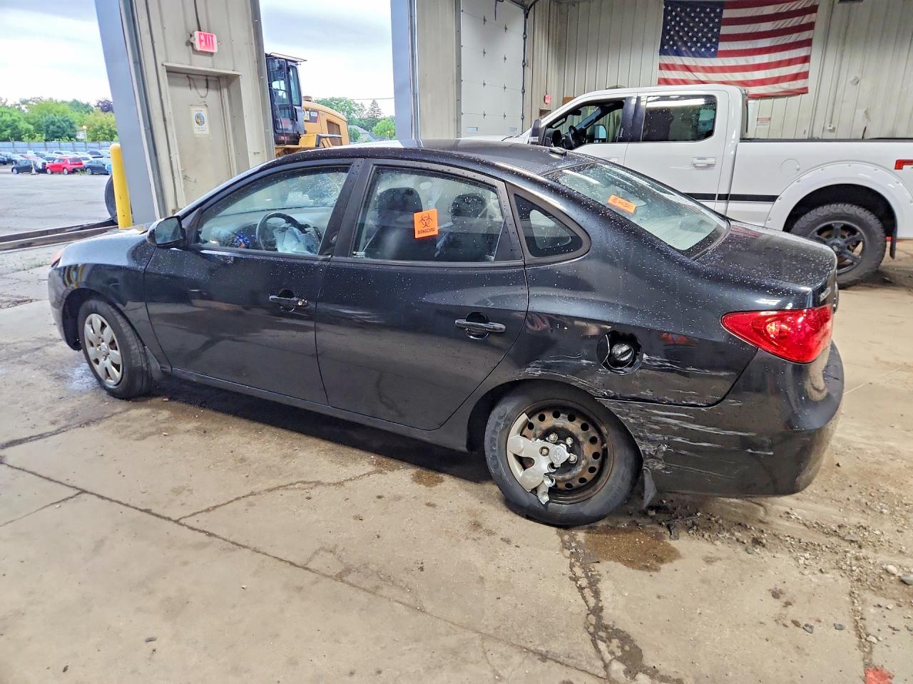2008 Hyundai Elantra Gls Black vin: KMHDU46D78U571749