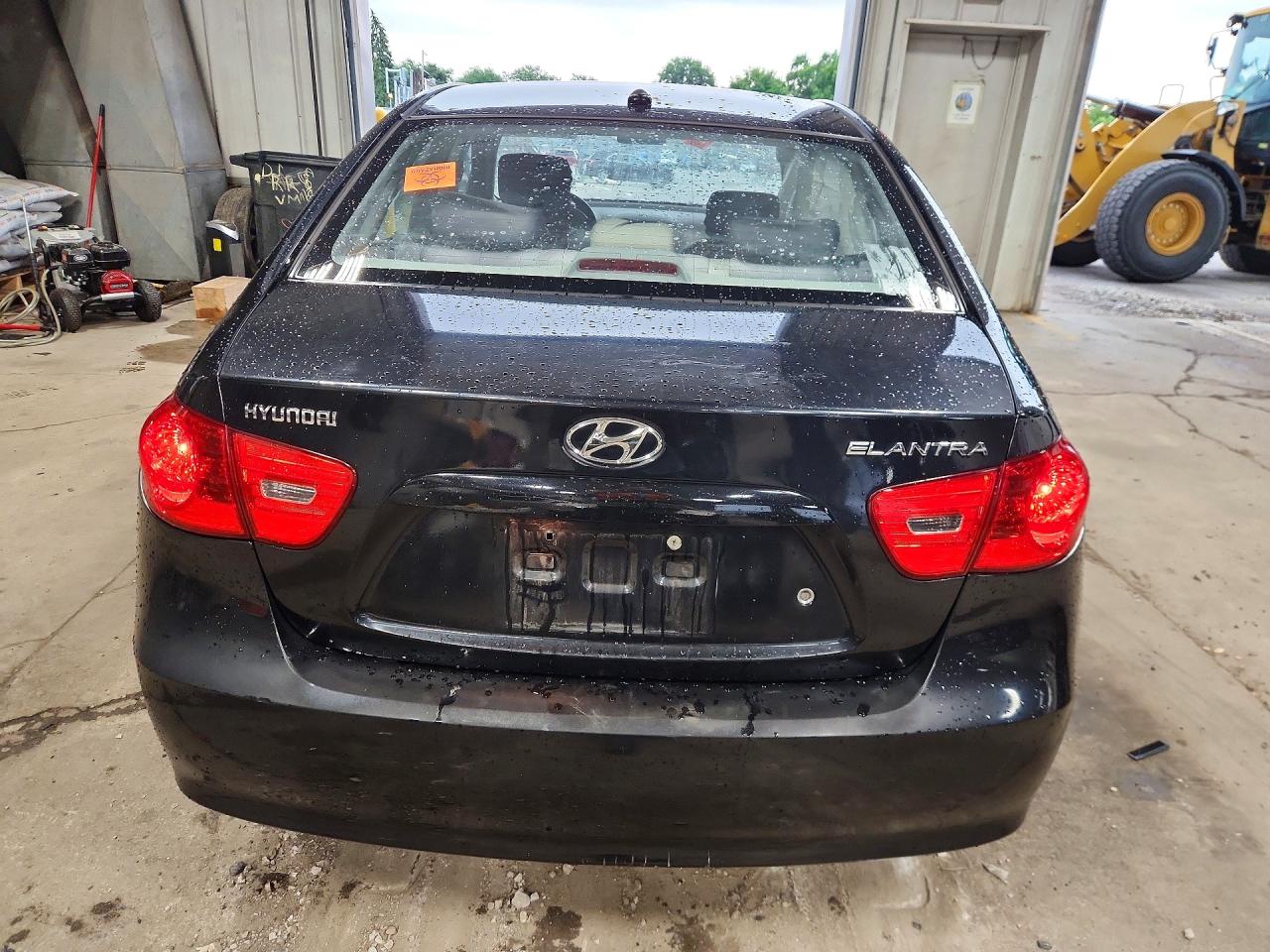 2008 Hyundai Elantra Gls Black vin: KMHDU46D78U571749